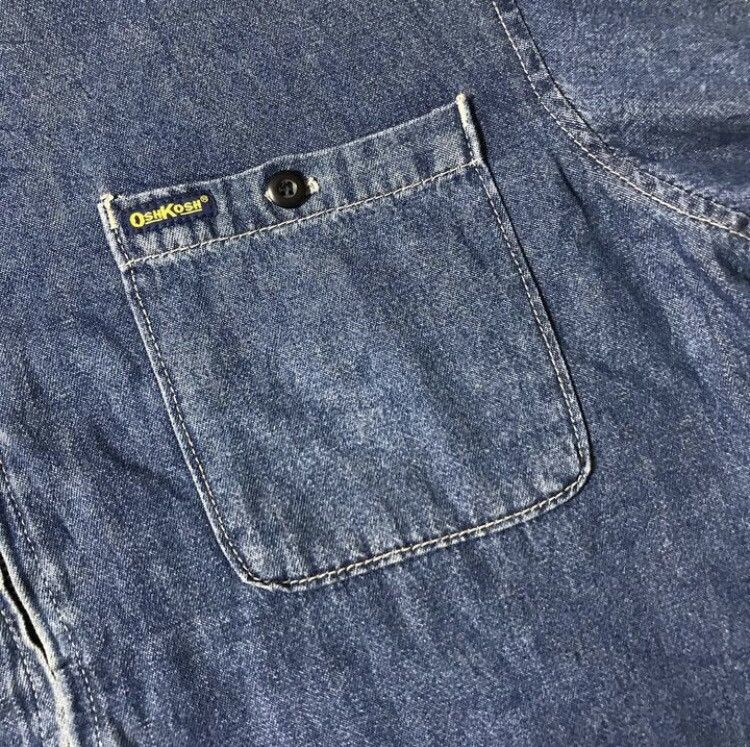 Japanese Brand 💥SOLD 💥VTG OSHKOSH DOUBLE POCKET DENIM JACKET Size US L / EU 52-54 / 3 - 5 Thumbnail
