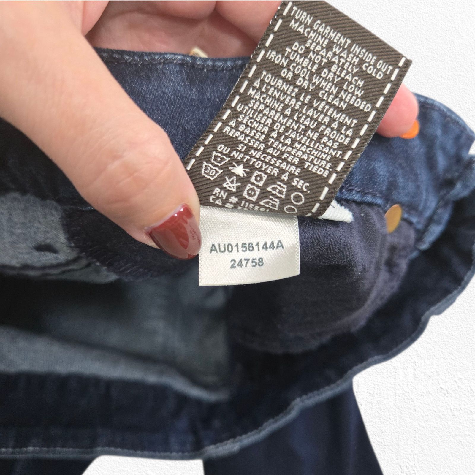 7 For All Mankind 7 For All Mankind Kimmie Bootcut Dark Low Rise Jeans Size 30 Size 30" / US 8 / IT 44 - 8 Thumbnail