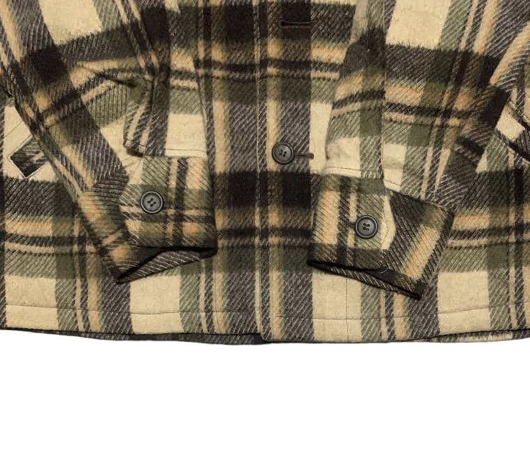 Japanese Brand Vintage Japanese Plaid Wool Flannel Shirt Jacket Size US L / EU 52-54 / 3 - 2 Thumbnail