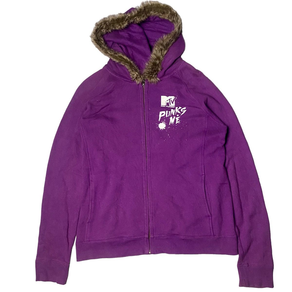 Beauty Beast × If Six Was Nine × Le Grande Bleu (L.G.B.) 2000's MTV Punk Fur Hoodie Lgb Style Size US L / EU 52-54 / 3 - 1 Thumbnail