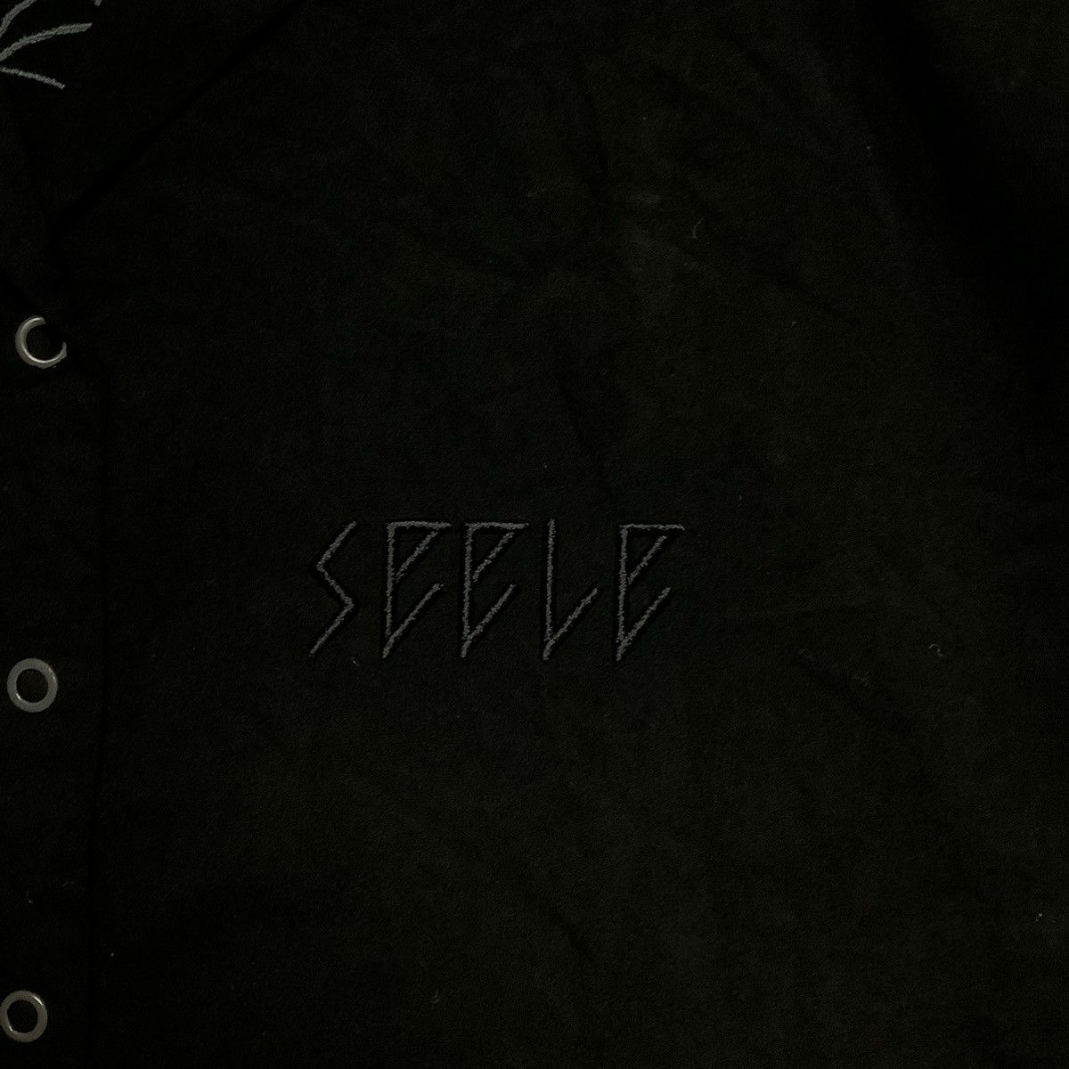 Anime × Cartoon Network × Vintage Jouetie Evangelion Black Shirt Y2K Style Size US M / EU 48-50 / 2 - 4 Thumbnail