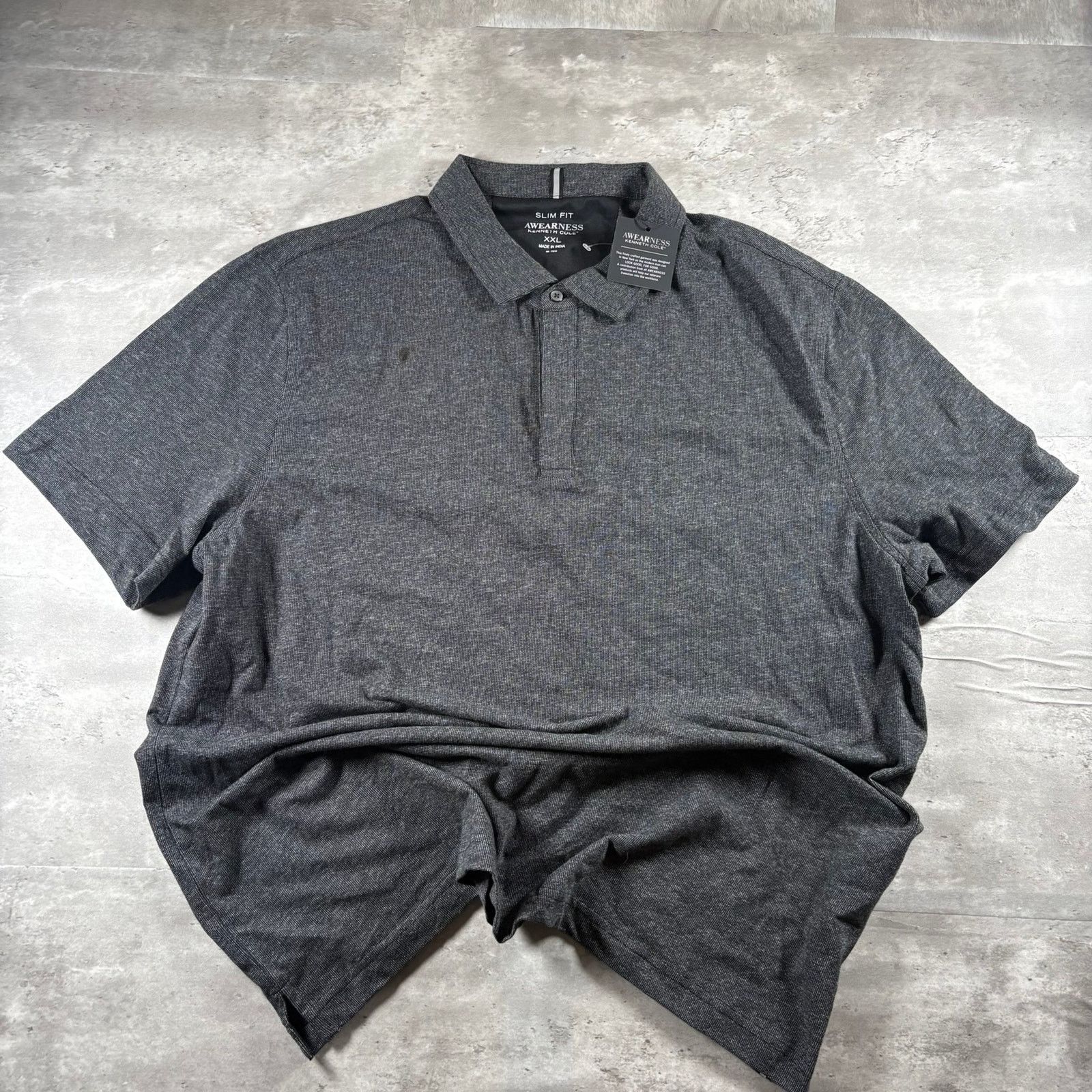 Kenneth Cole Dark grey polo Size US XXL / EU 58 / 5 - 1 Thumbnail