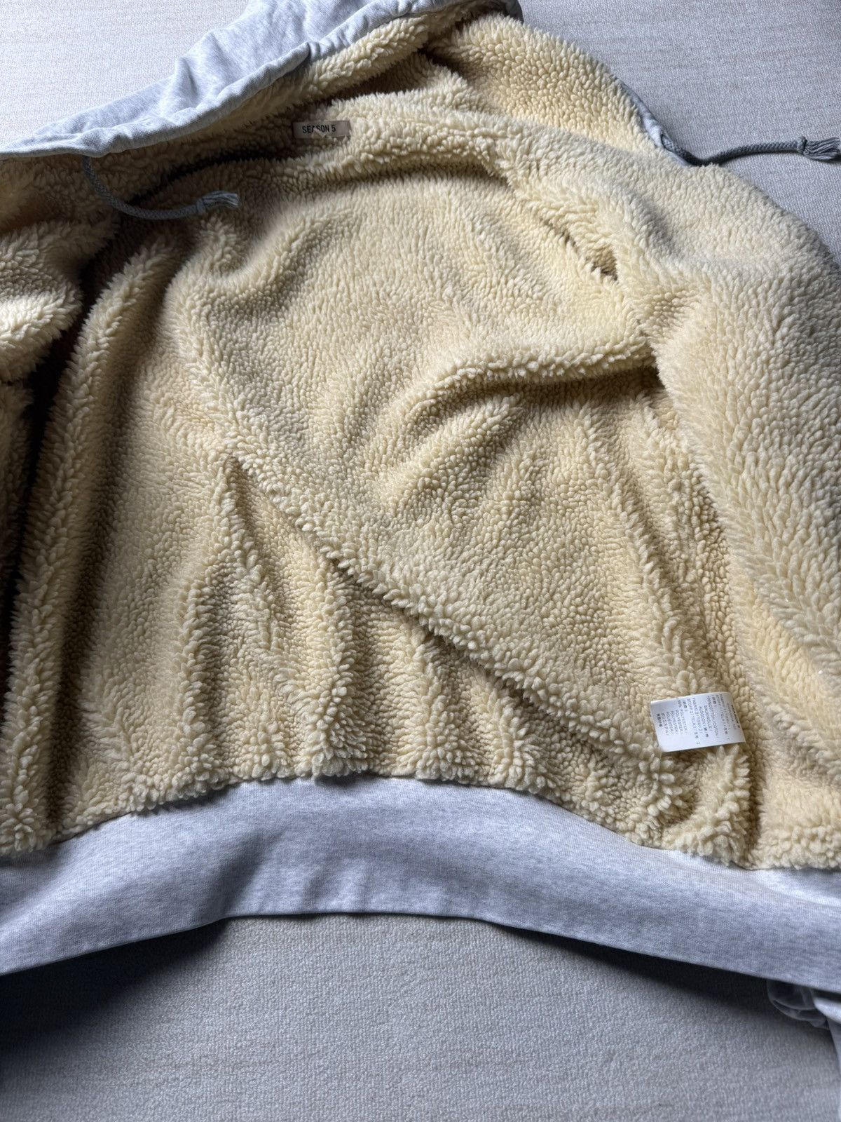 Yeezy Sherpa lined hoodie Size US M / EU 48-50 / 2 - 6 Thumbnail