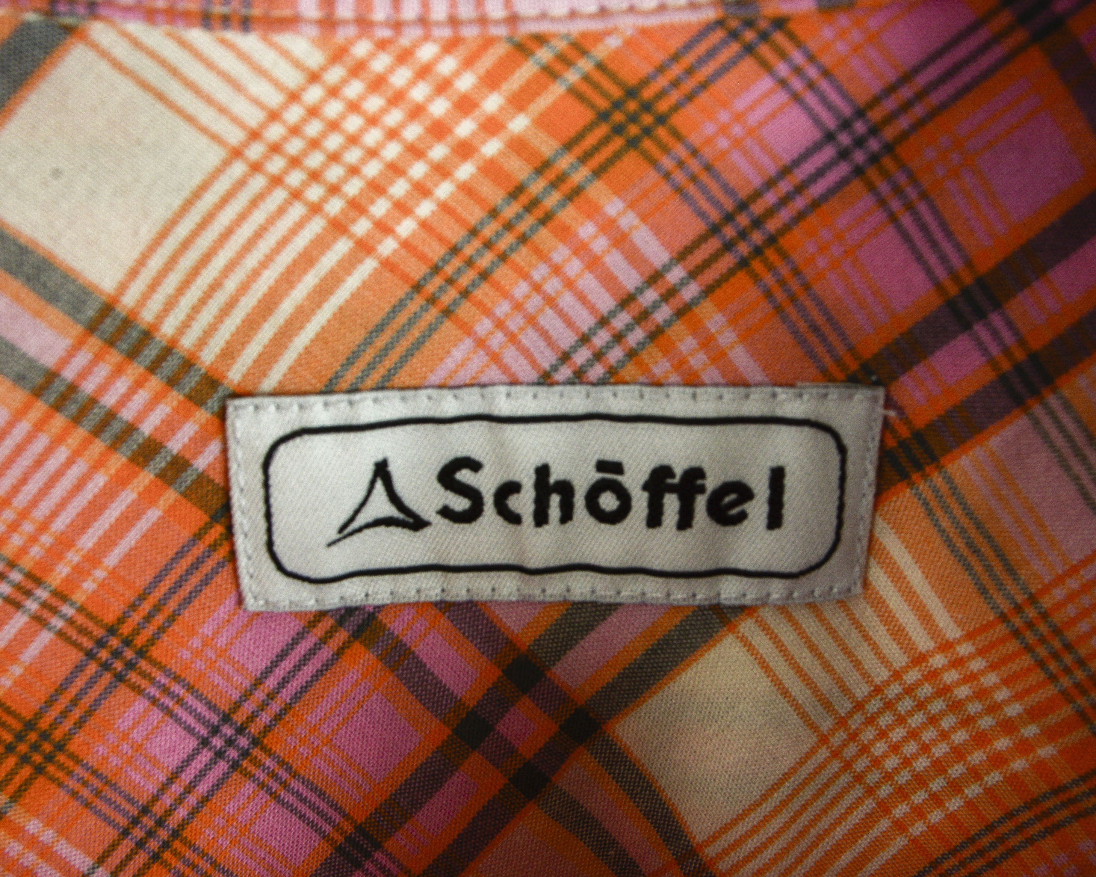 Designer × Vintage SCHOFFEL Casual Shirt Checked Short Sleeved Hiking Outdoor Size US XL / EU 56 / 4 - 4 Thumbnail