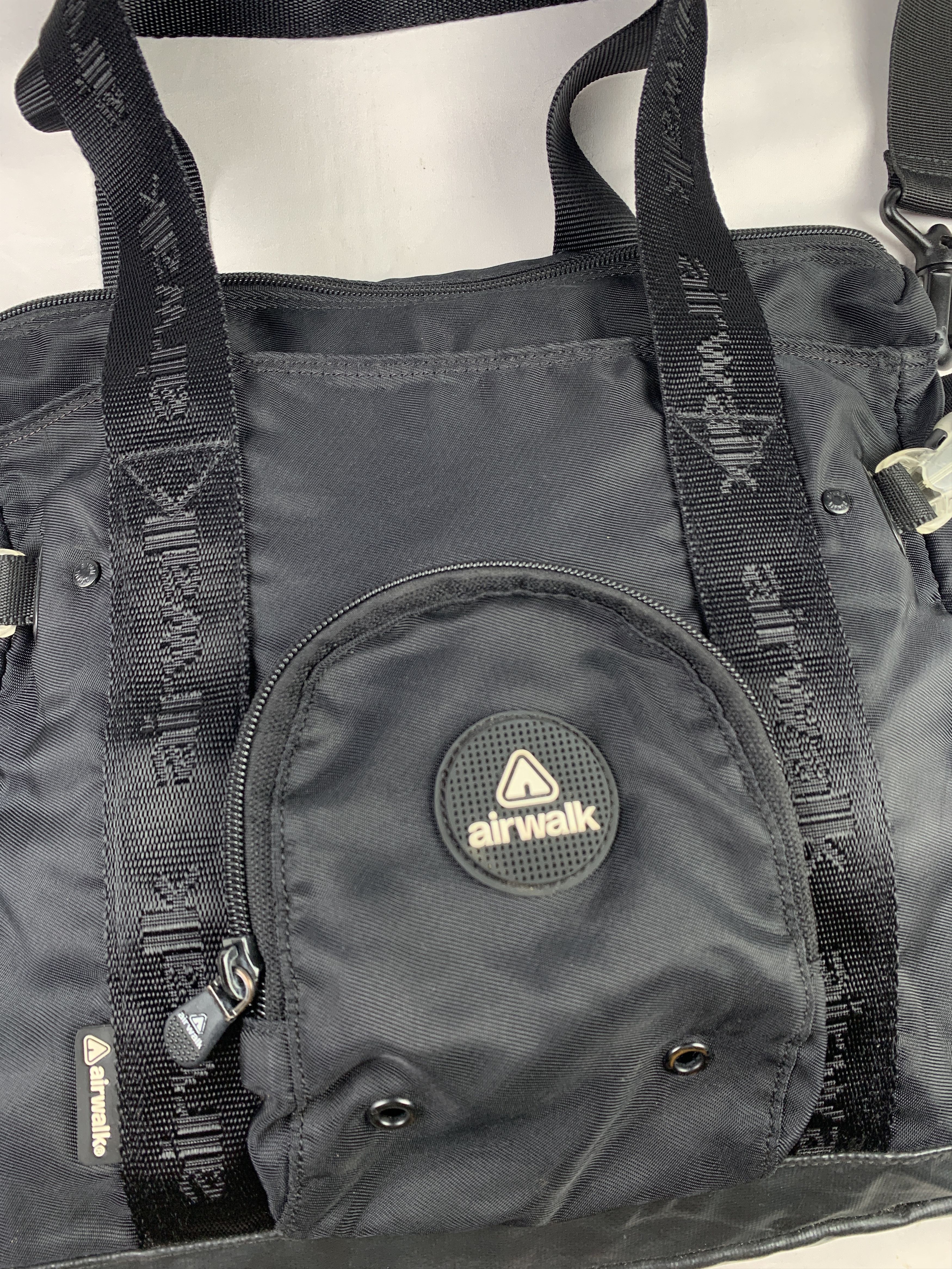 Airwalk Airwalk Black 2in1 Multipocket Tote Bag (37x37) Size ONE SIZE - 2 Thumbnail