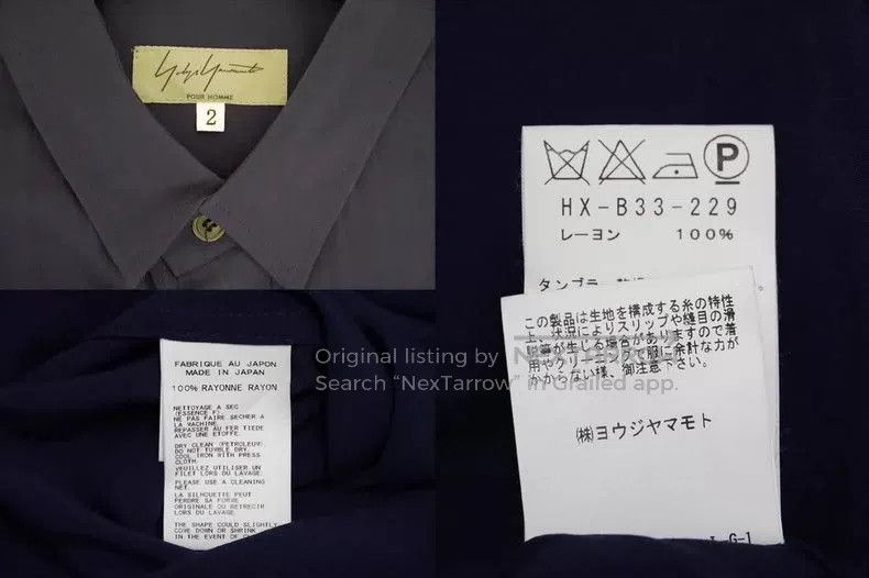 Other Yohji Yamamoto Silk Shirt with Pocket Details Size US M / EU 48-50 / 2 - 5 Thumbnail