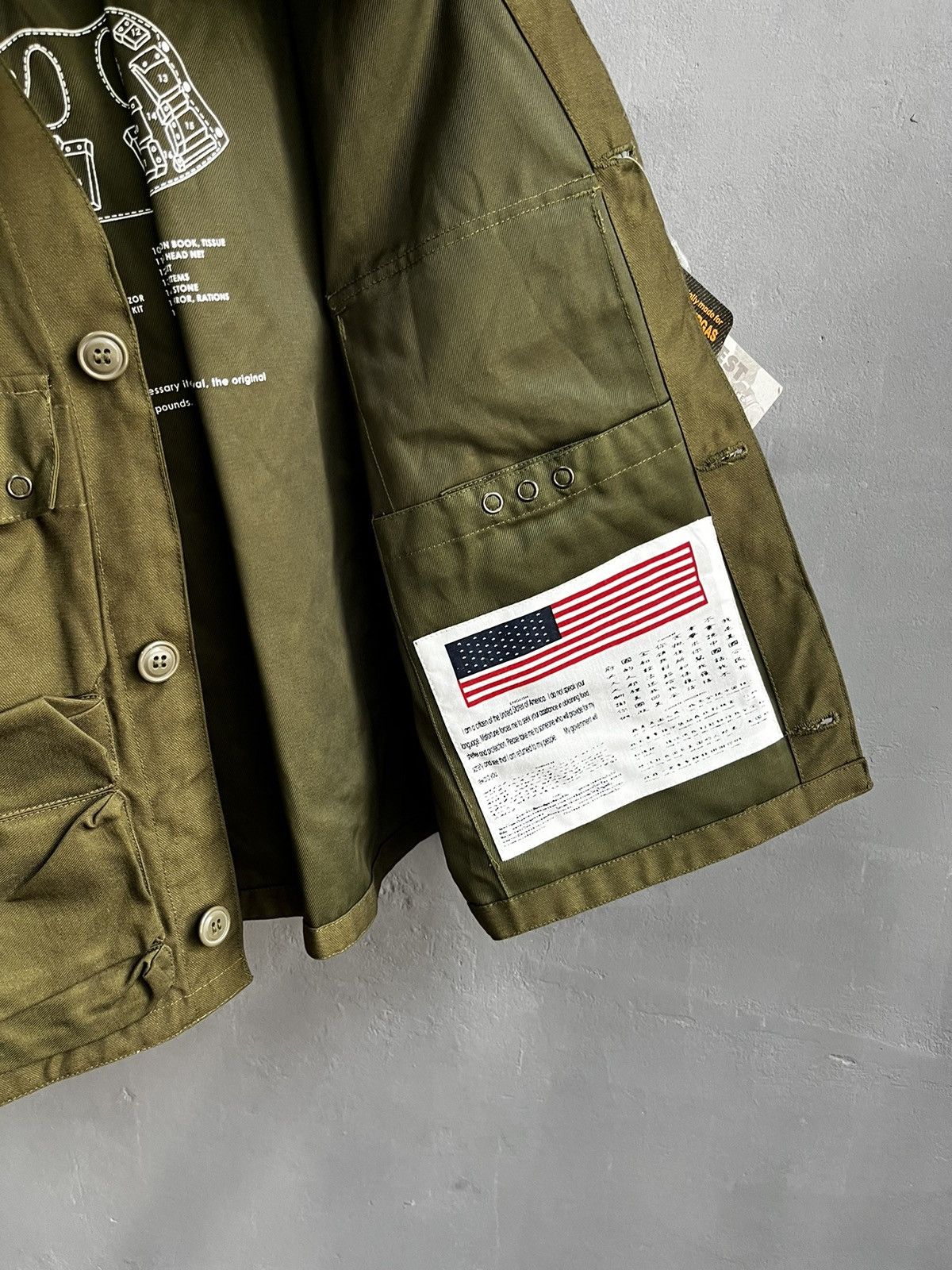 Alpha Industries × Japanese Brand Alpha Industries US Army Air Forces vest Size US XXL / EU 58 / 5 - 11 Thumbnail
