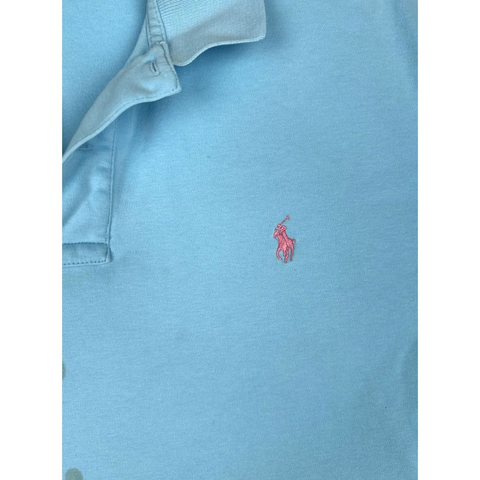 Polo Ralph Lauren Polo By Ralph Lauren Polo Shirt Mens 2XL Blue Cotton Logo Casual Short Sleeve Size US XXL / EU 58 / 5 - 6 Thumbnail
