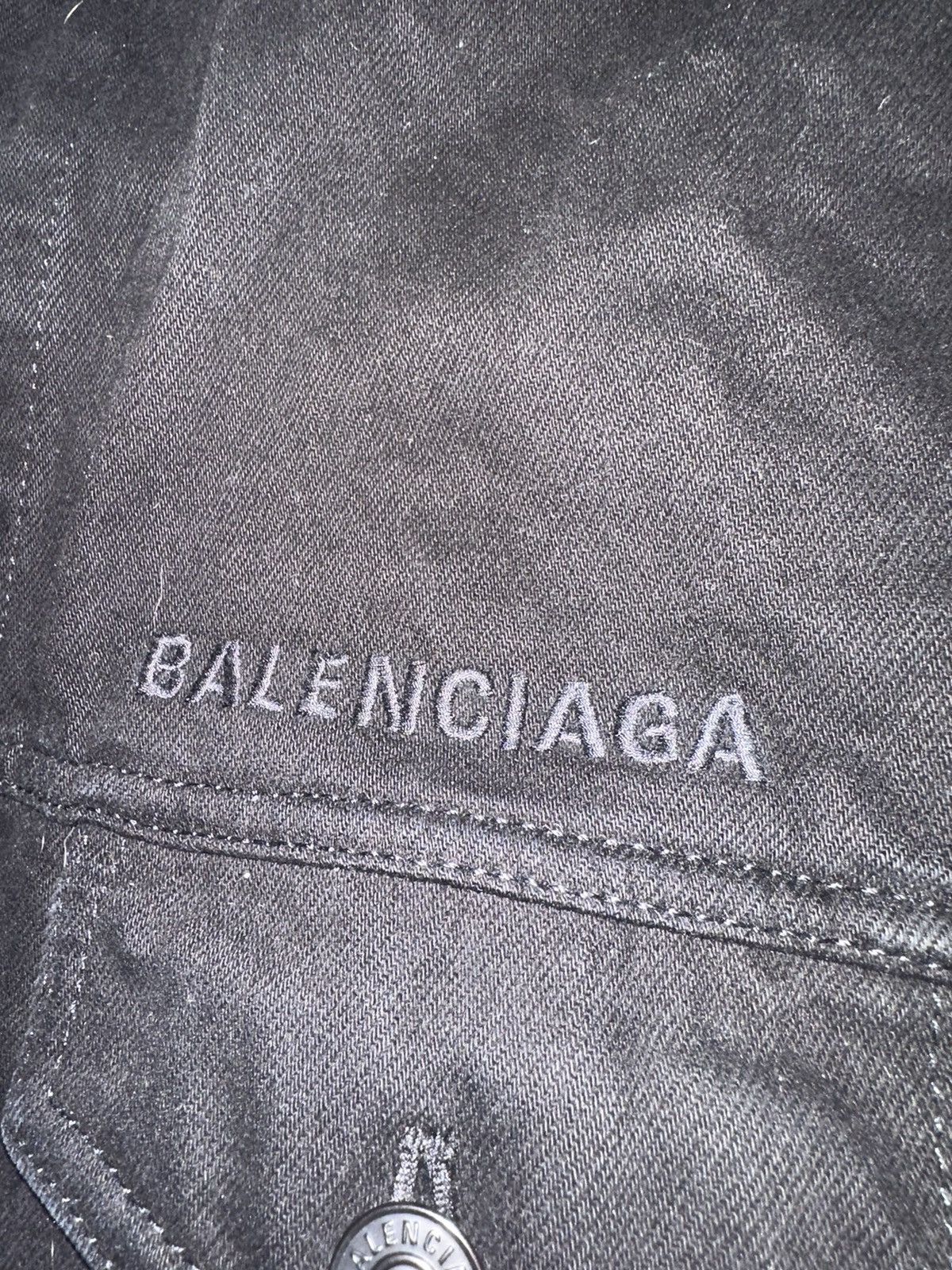 Balenciaga Balenciaga Gym Wear Denim Jacket Size US S / EU 44-46 / 1 - 4 Thumbnail