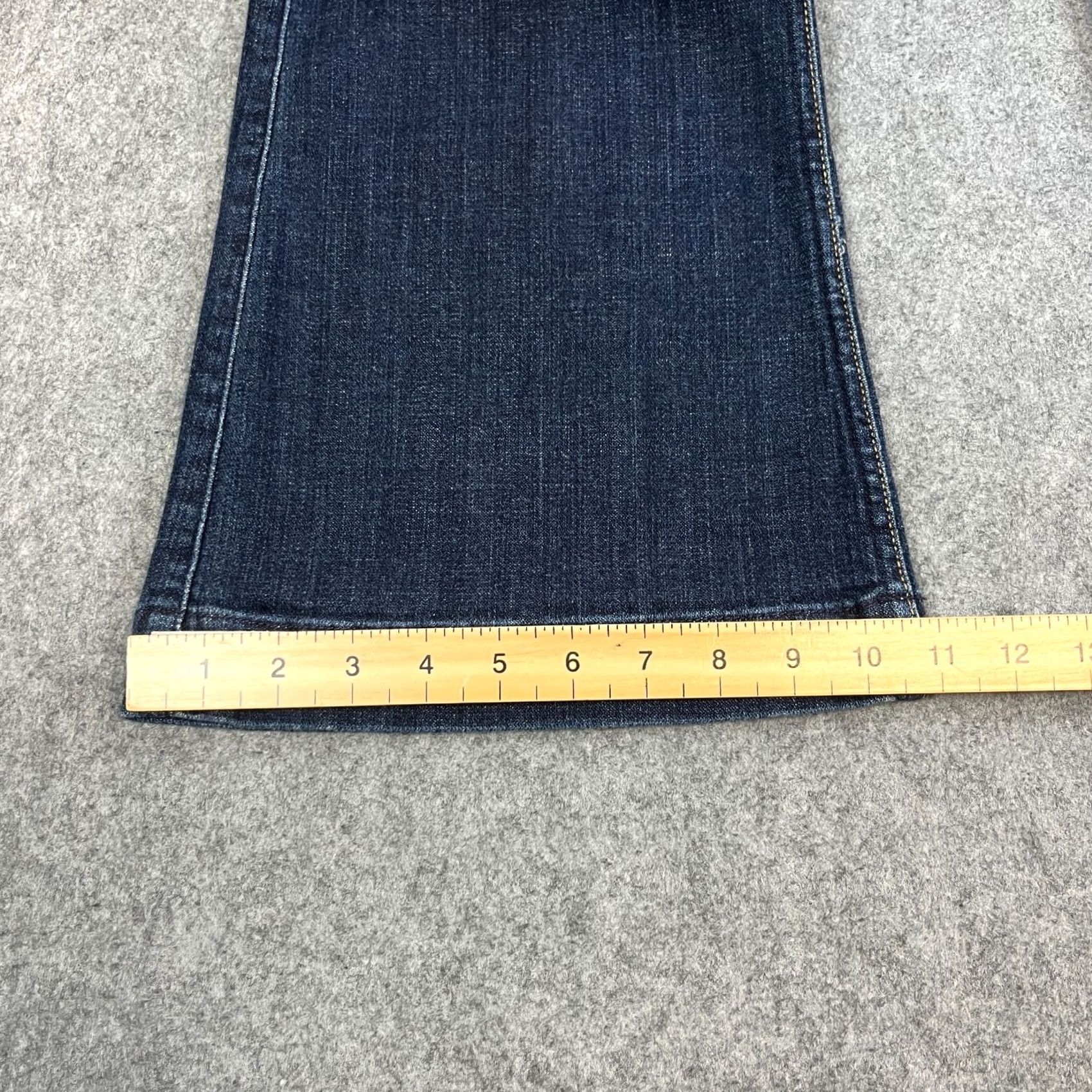 7 For All Mankind 7 For All Mankind Womens Jeans Flare Bootcut Bellbottom 30 30 UK 10 Dark Blue Denim Jeans Womens Jeans Size 32" / US 10 / IT 46 - 3 Thumbnail