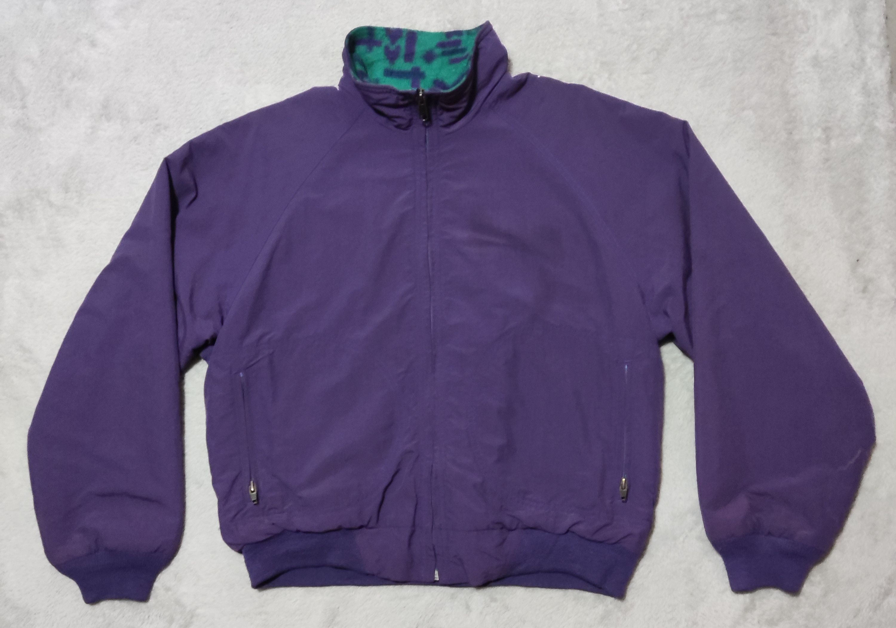 Woolrich Woolen Mills Vintage Woolrich Eggplan Purple Aztec Pattern Fleece Jacket Size M / US 6-8 / IT 42-44 - 1 Thumbnail