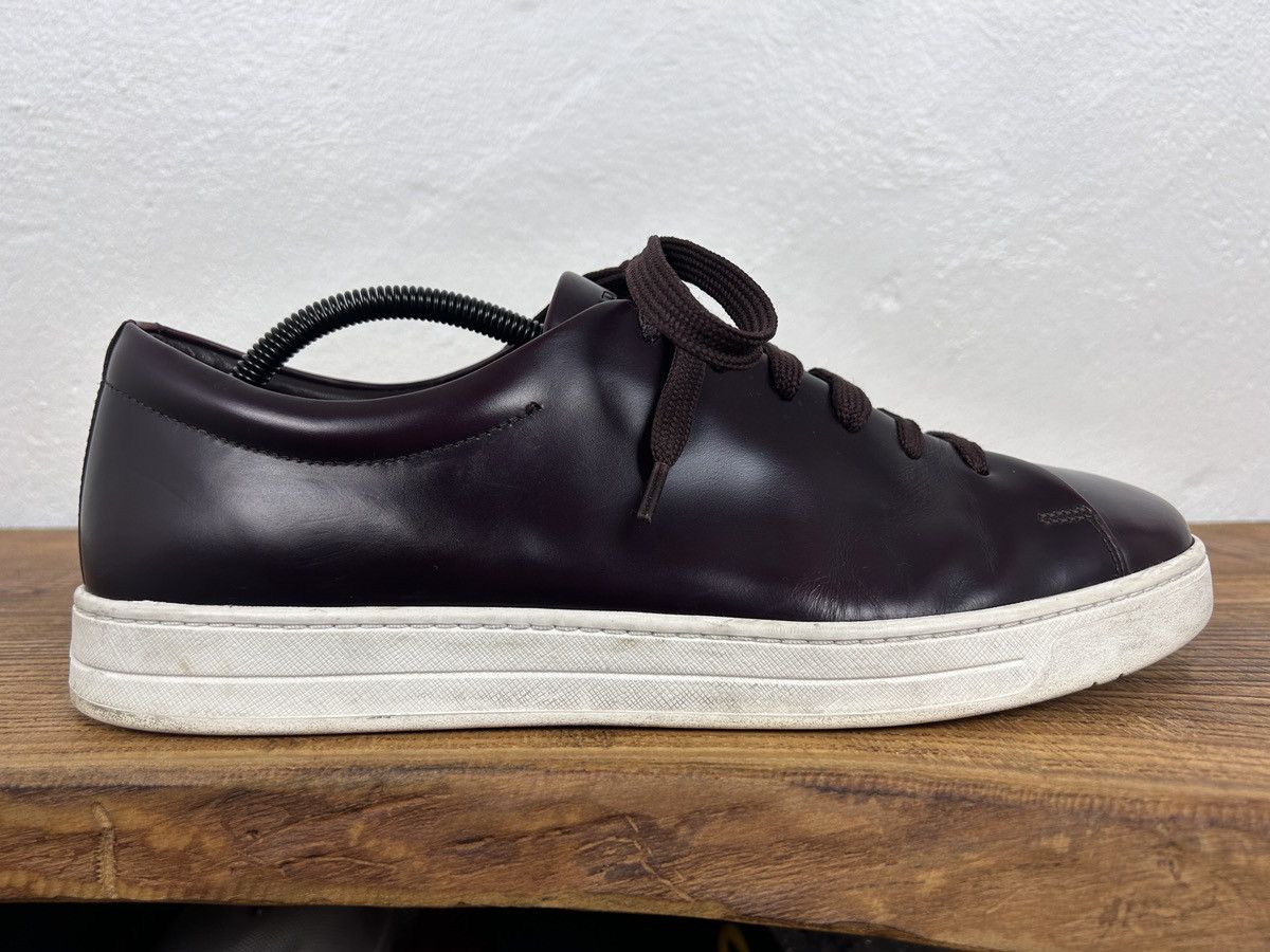 Prada Prada 4E2996 Brushed Spazzolato Leather Sneakers Size US 10 / EU 43 - 8 Thumbnail