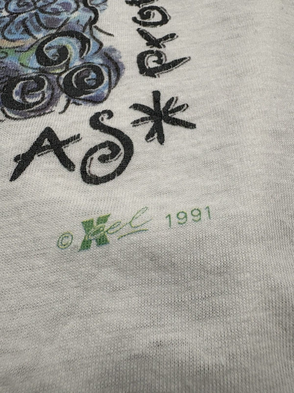 Vintage Vintage 1991 Ocean Environmental Art T-Shirt Stop Polluting Size US XL / EU 56 / 4 - 13 Thumbnail