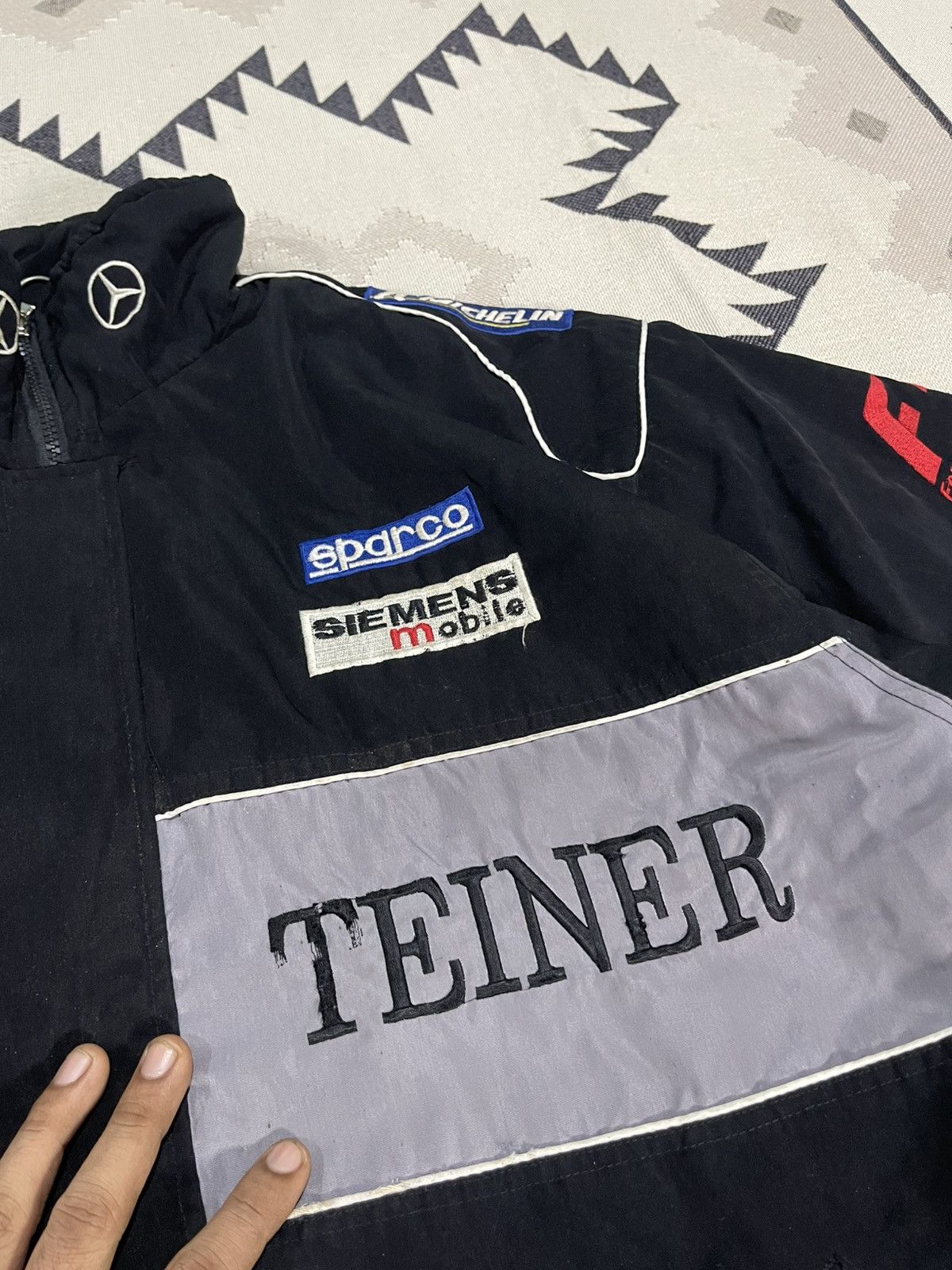 Mercedes-Benz 2000s MARCEDES - BENZ MCLAREN TEAM RACING JACKET DISTRESSED Size US XL / EU 56 / 4 - 10 Thumbnail