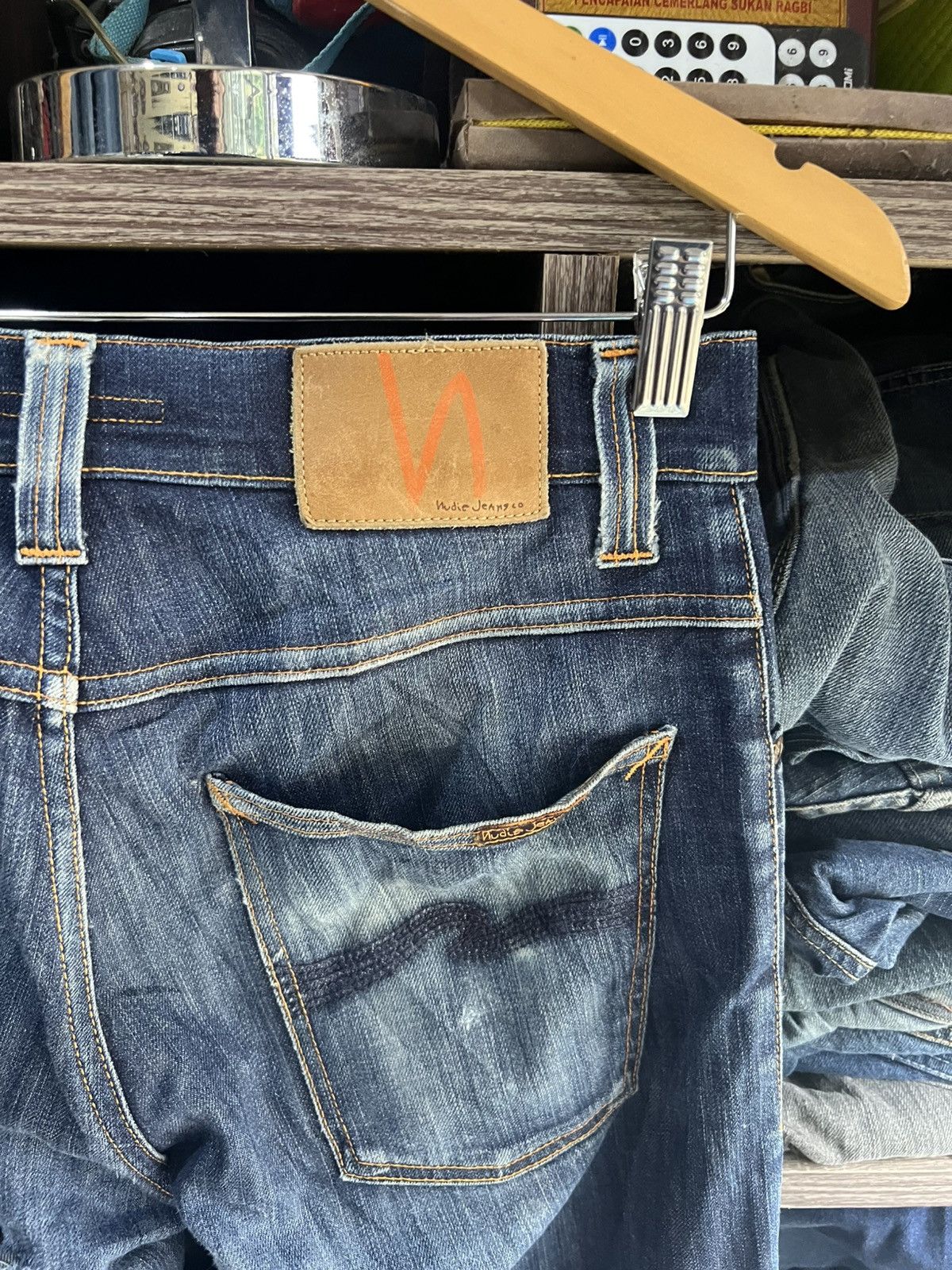 Nudie Jeans 🔥Nudie Jeans Made in Italy Distressed Denim Size US 30 / EU 46 - 12 Thumbnail