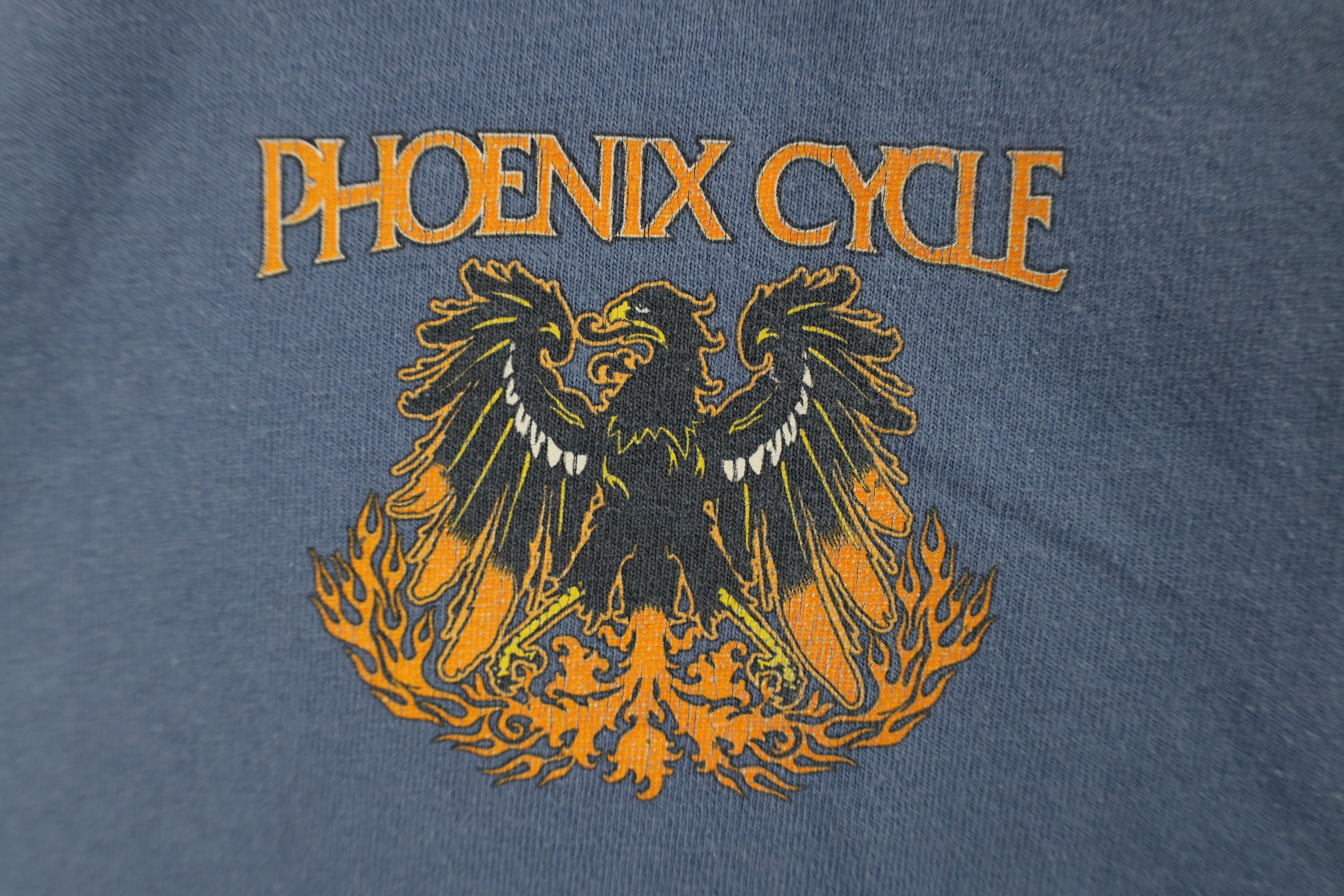 Vintage Vintage Streetwear Phoenix Cycle Motorcycles Canada T-Shirt Size US XL / EU 56 / 4 - 4 Thumbnail