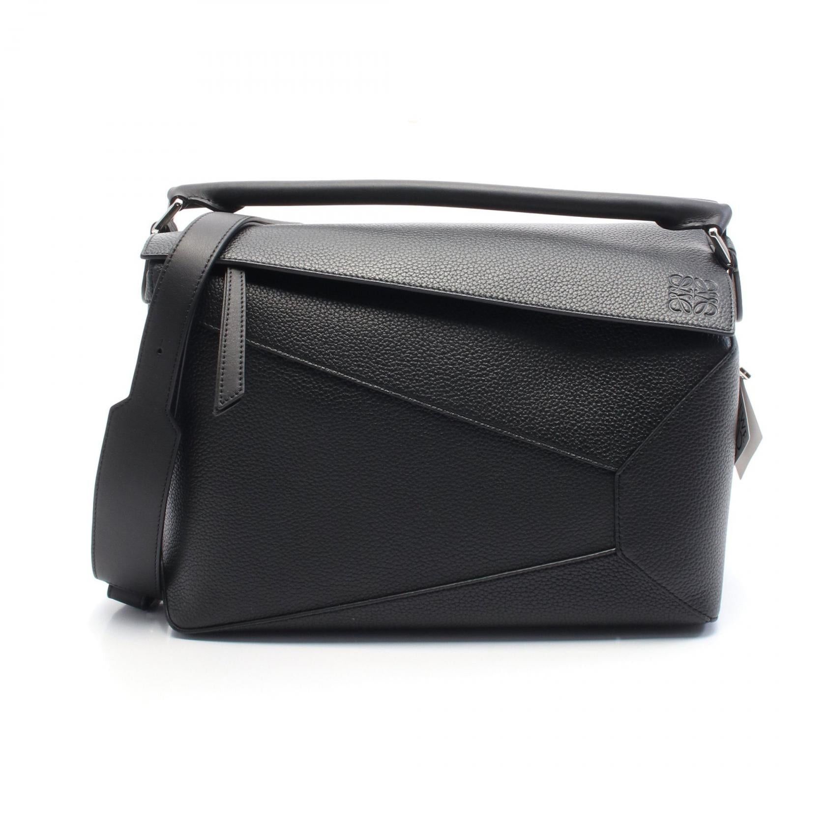 Loewe Puzzle Edge Large Handbag Leather Black