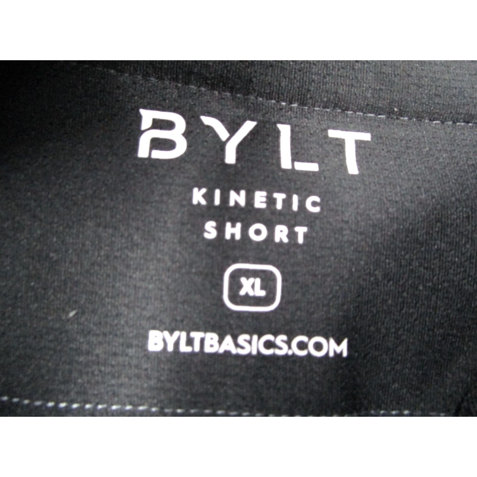 Vintage BYLT Kinetic Shorts Mens XL Gray Performance Stretch Chino Golf Casual 9" Gray Polyester Spandex 94% 6% 5-Pocket Mens XL Gray Size US 36 / EU 52 - 2 Thumbnail