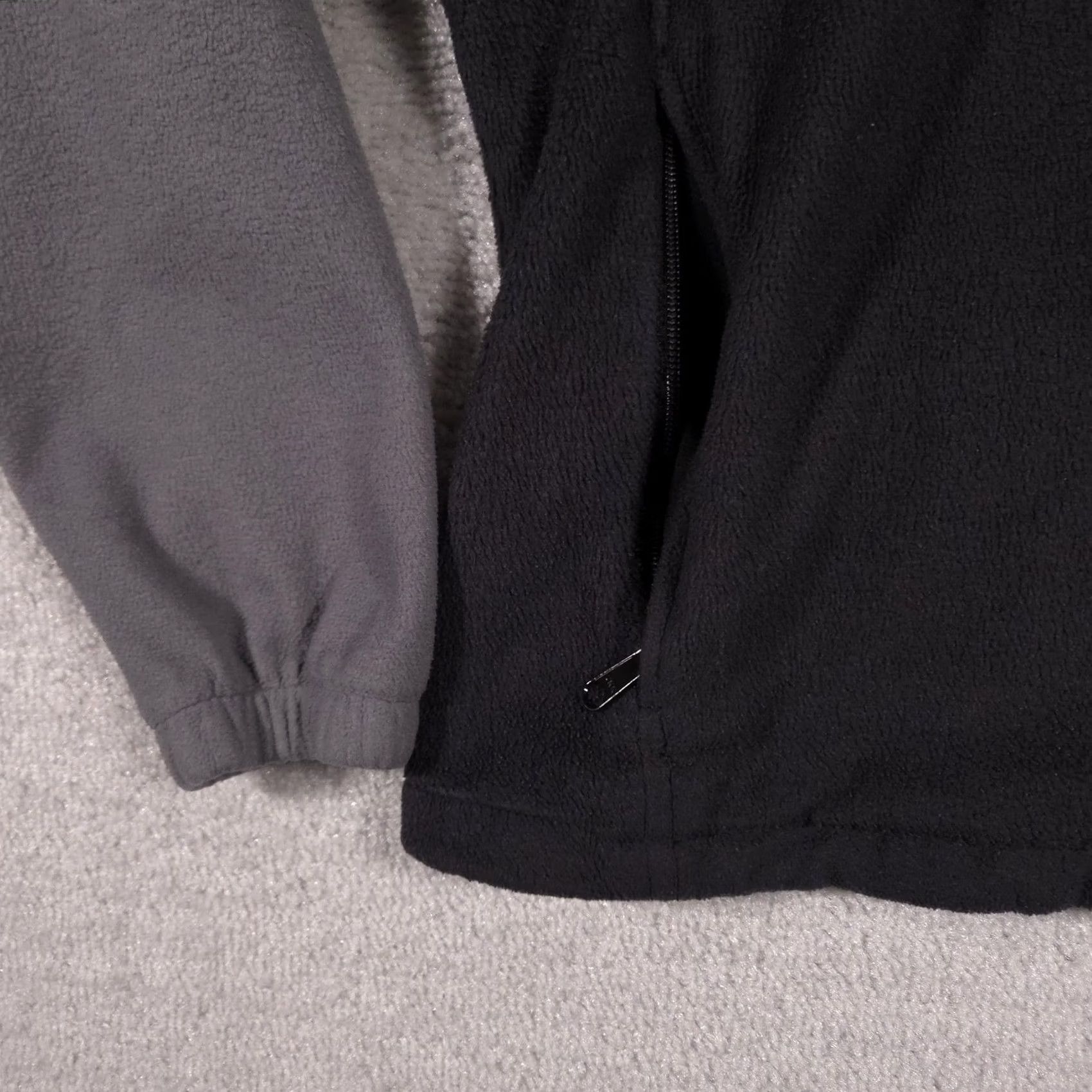 Vintage Columbia Fleece Jacket Mens Large Black Full Zip Stand Collar Pockets Hiking Windbreaker Size US L / EU 52-54 / 3 - 5 Thumbnail