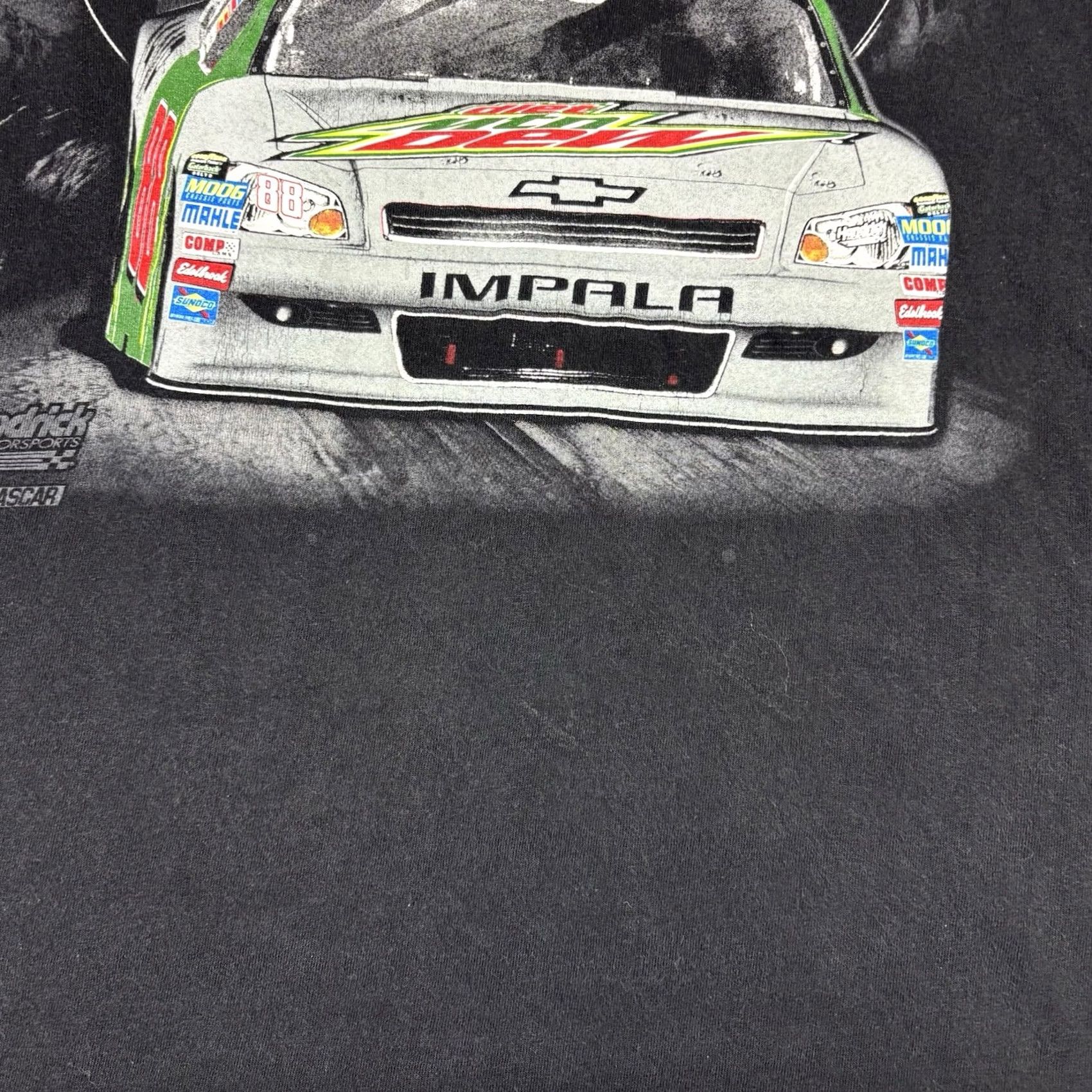 NASCAR VINTAGE Nascar Dale Jr 88 Racing T Shirt Black Cars Logo Graphic Adult Large Mens Size US L / EU 52-54 / 3 - 5 Thumbnail