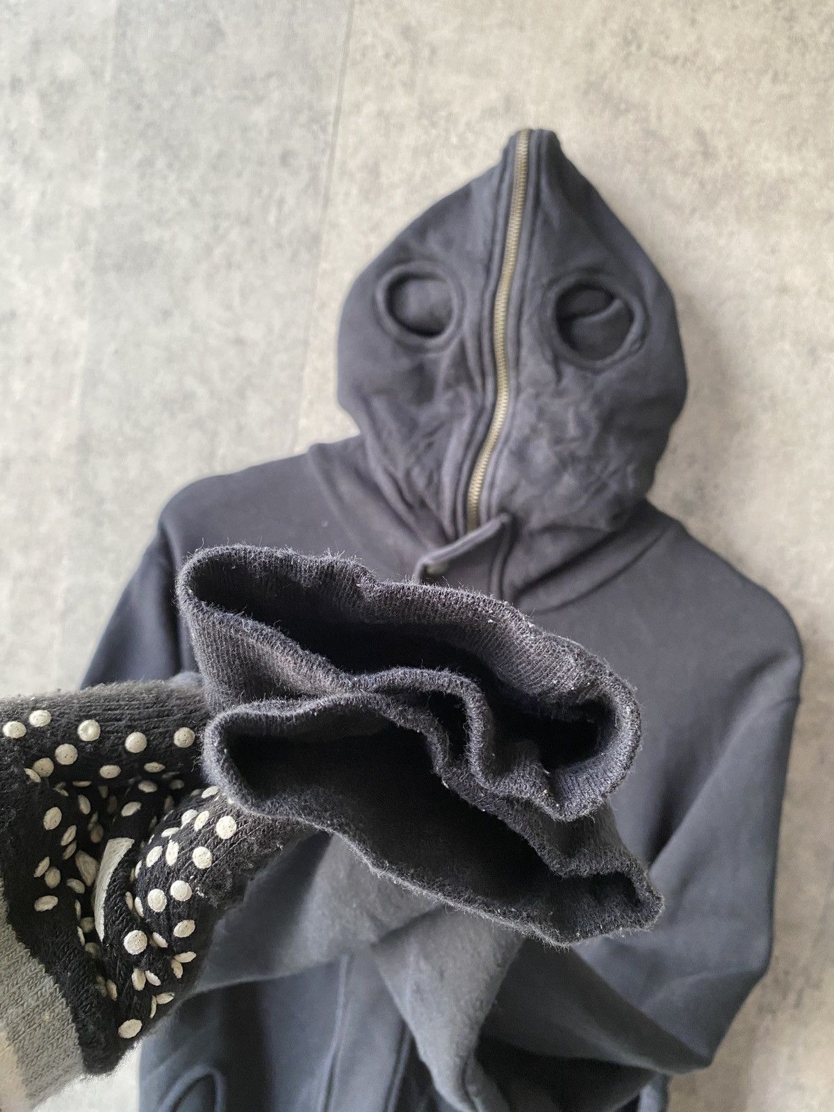 Le Grande Bleu (L.G.B.) Indepensense By Vanana Ninja Hoodie Design Black Faded Size US M / EU 48-50 / 2 - 9 Thumbnail