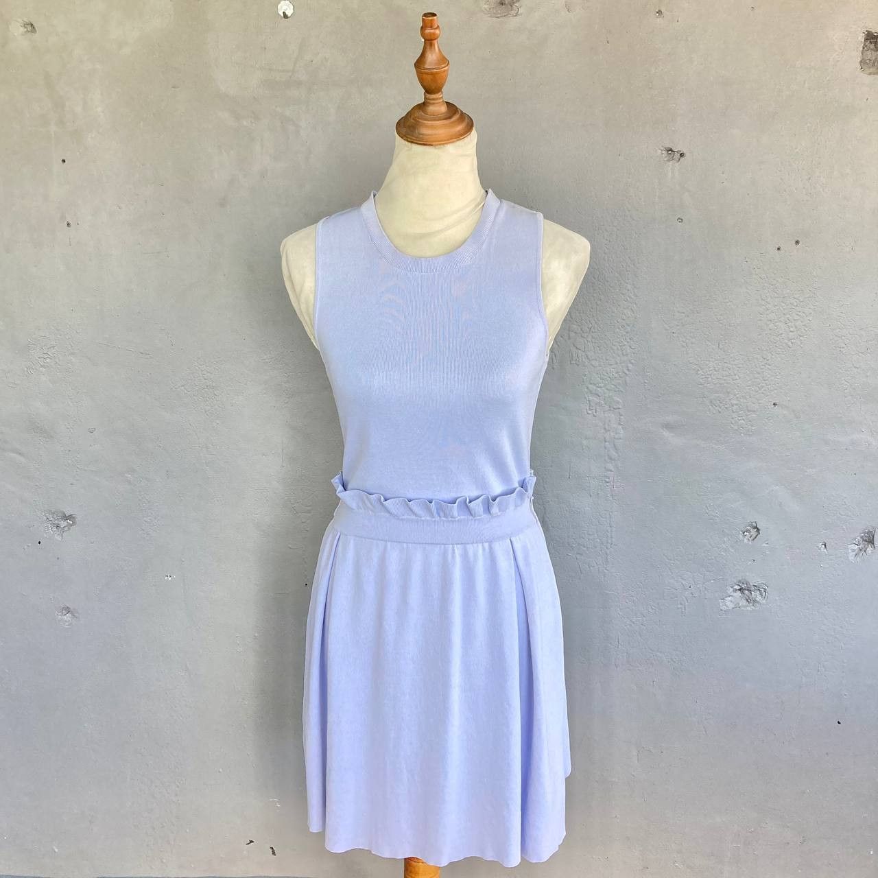 Other tout à coup – Frill-Trimmed Gartered Midi Dress Size M / US 6-8 / IT 42-44 - 2 Thumbnail