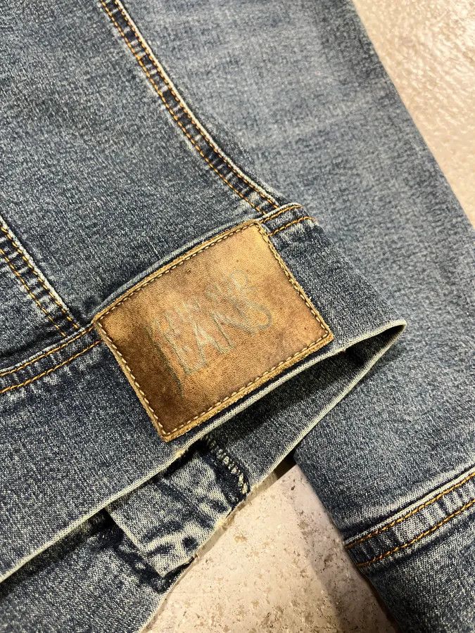 Vintage 2000s Plein Sud Metal Laced Raw Denim Jacket Size S / US 4 / IT 40 - 11 Thumbnail