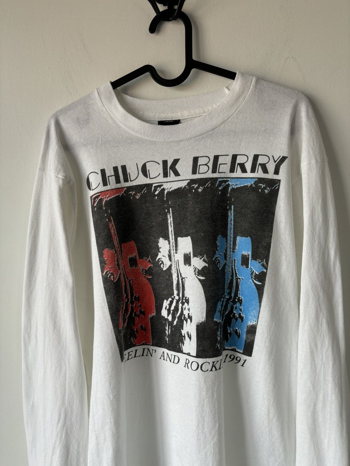 Band Tees 1991 Chuck Berry Reelin And Rocking Tour Longsleeve Size US L / EU 52-54 / 3 - 2 Thumbnail