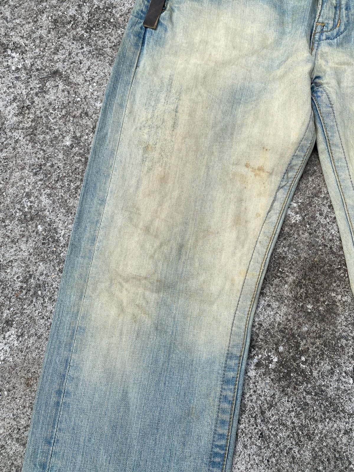 Army Of Me × Japanese Brand Army Of No Distressed Rusty Faded Blue Jeans Size US 31 - 6 Thumbnail