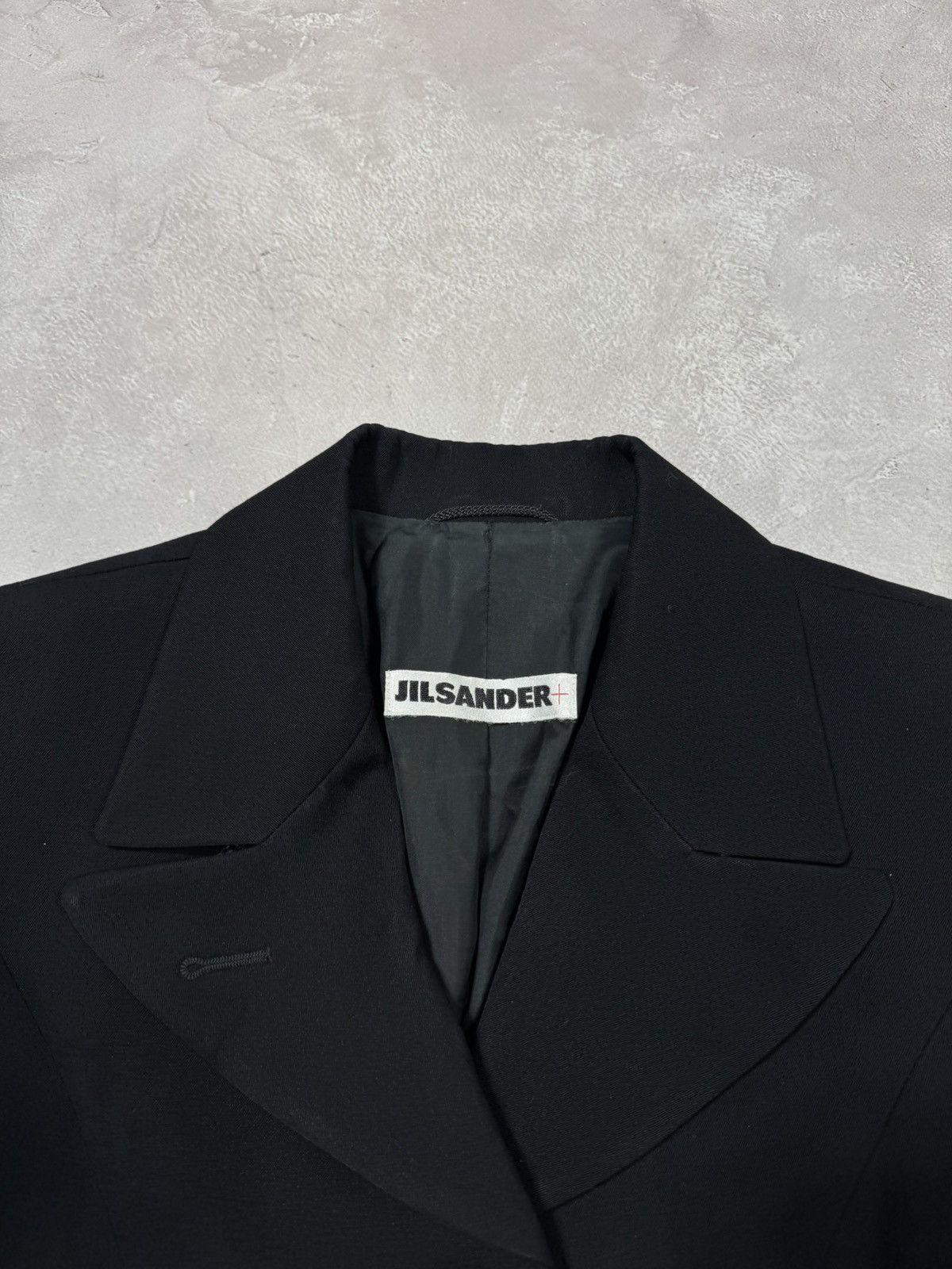 Jil Sander Vintage Jil Sander 80s Wool Embroidered Blazer West Germany Size XS / US 0-2 / IT 36-38 - 6 Thumbnail