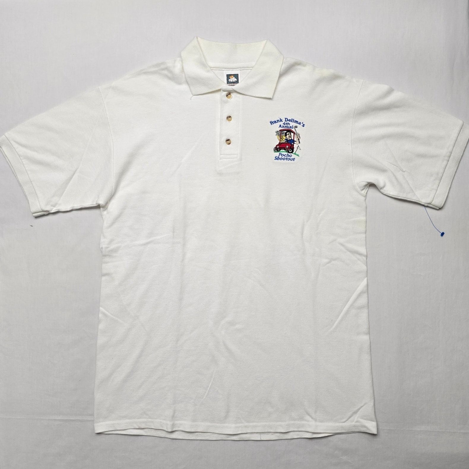 Vintage Vintage Frank Delimas 4th Annual Shootout L Golf Polo Size US L / EU 52-54 / 3 - 1 Thumbnail