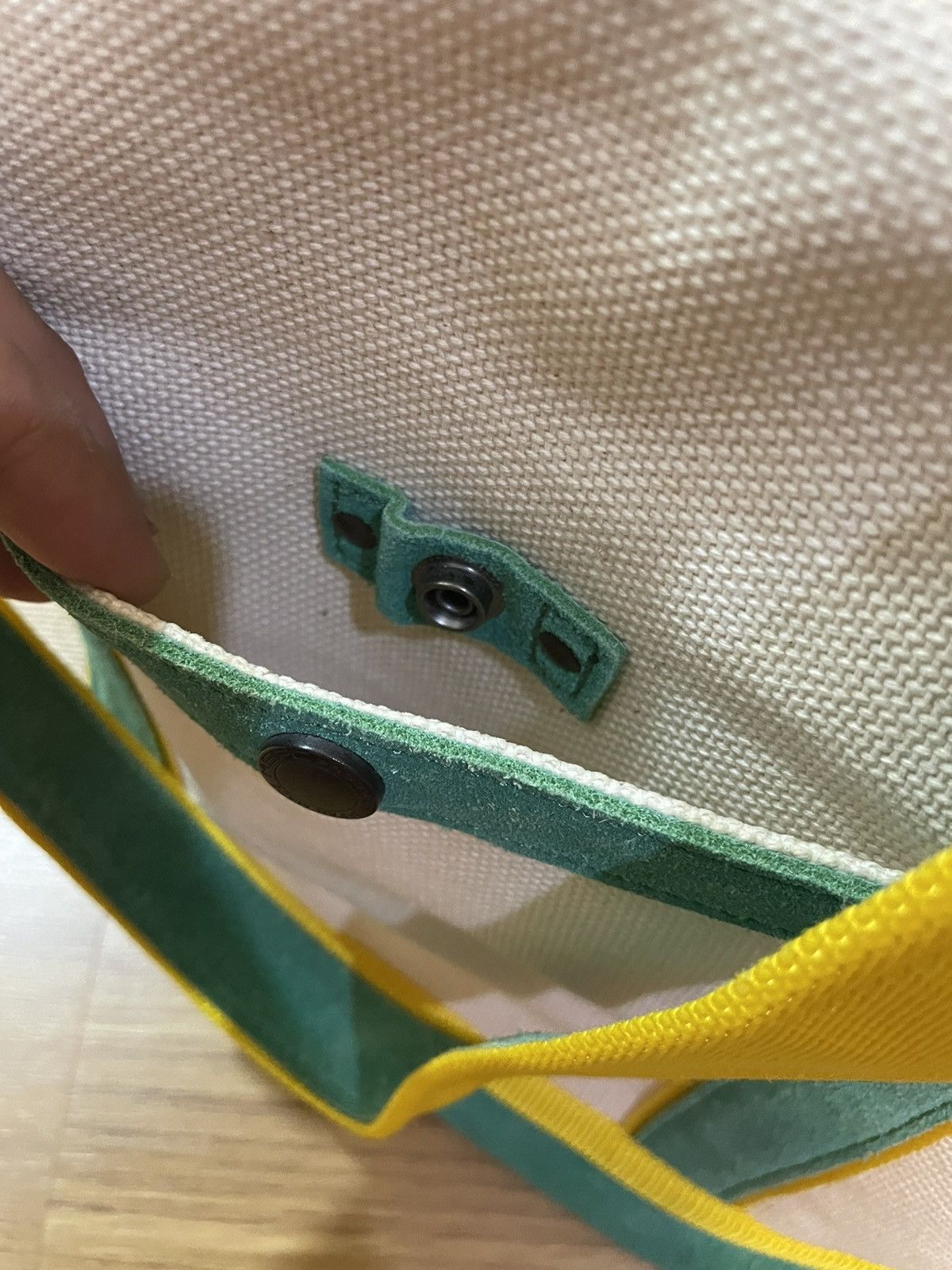 MasterPiece Masterpiece MSPC Japan Natural Suede Leather Hemp Cotton Bag Size ONE SIZE - 23 Thumbnail