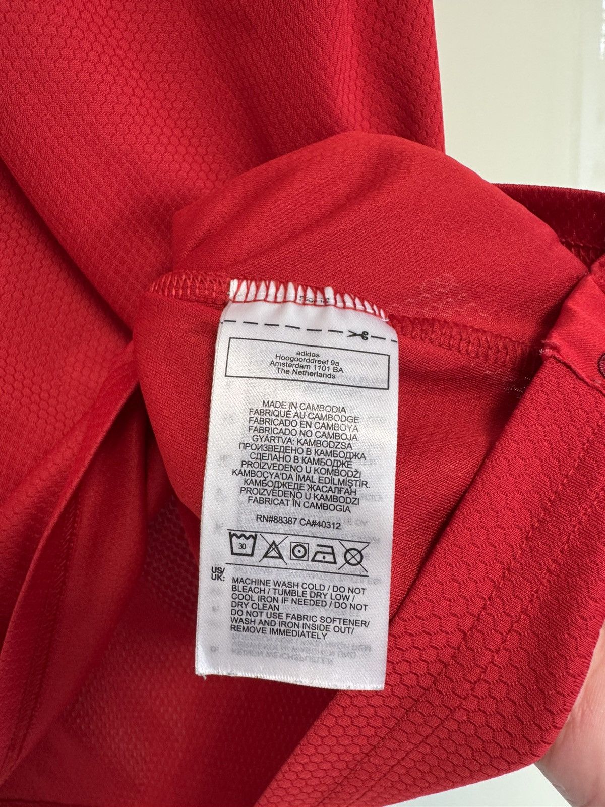 Adidas Arsenal 2019-2020 Home Soccer Jersey Football Kit Shirt Size US M / EU 48-50 / 2 - 16 Thumbnail