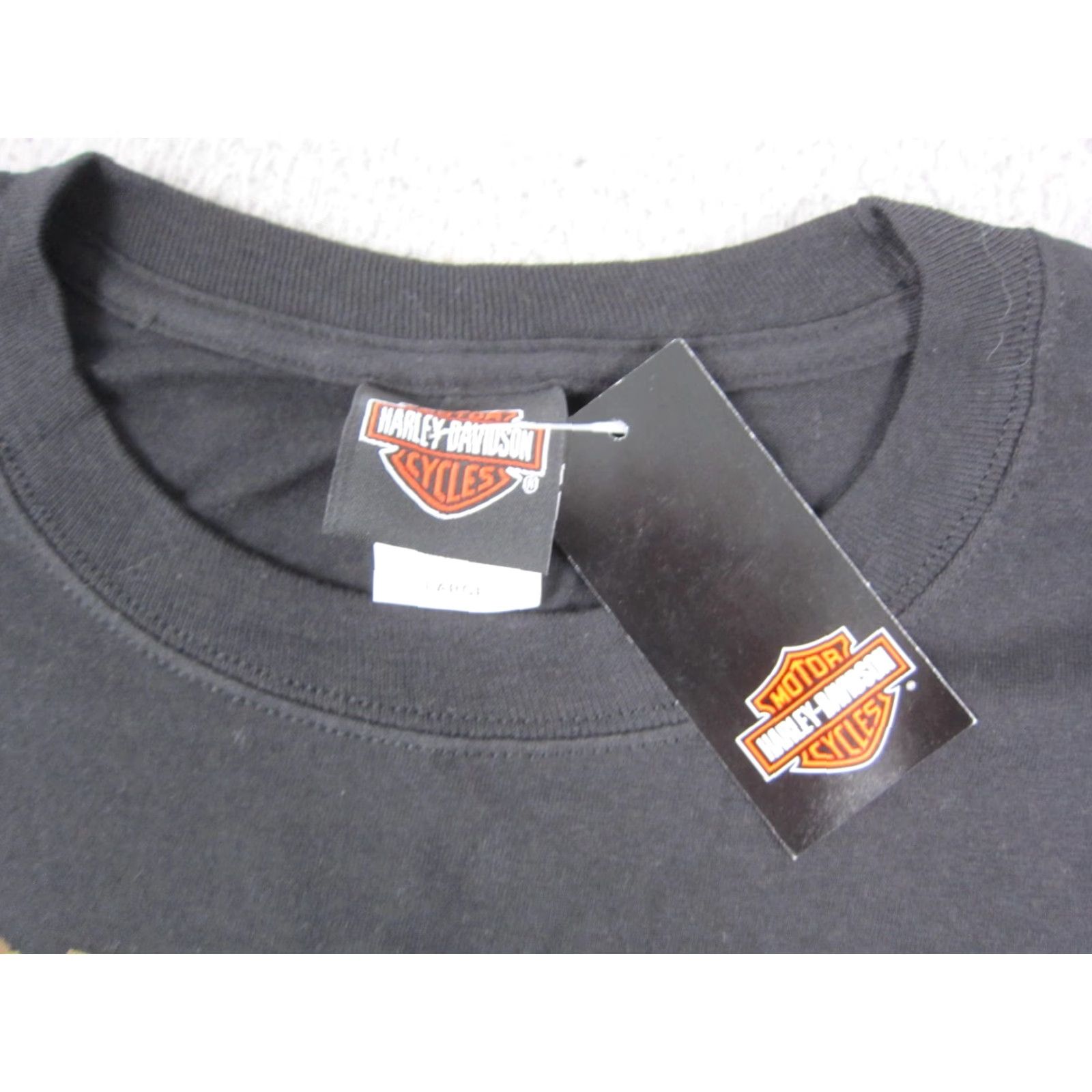Harley Davidson VINTAGE Harley-Davidson Shirt Mens L Black Ride Hard or Go Home Logo Graphic Print T-Shirt Size US L / EU 52-54 / 3 - 4 Thumbnail