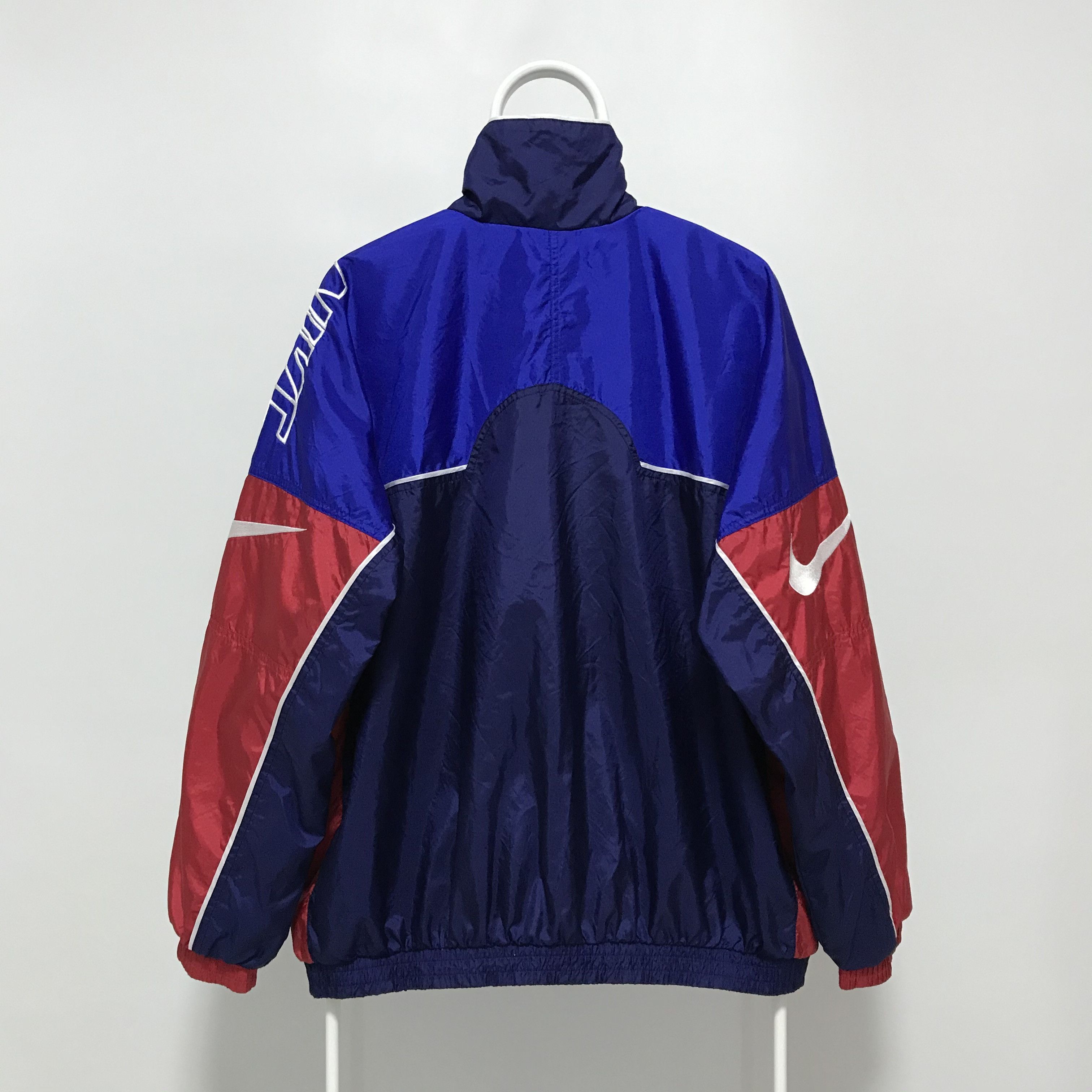 Nike NIKE Vintage Light Jacket Big Logo Windbreaker 90s Swoosh Size US L / EU 52-54 / 3 - 2 Thumbnail