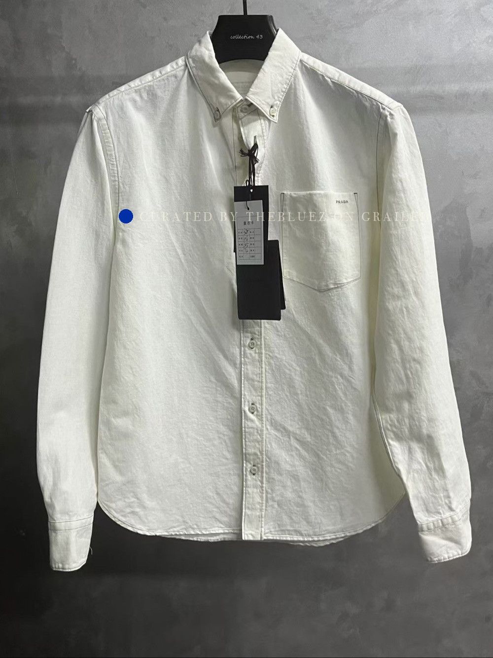 Prada Beige Cotton Linen Button Up Shirt Size US S / EU 44-46 / 1 - 1 Thumbnail