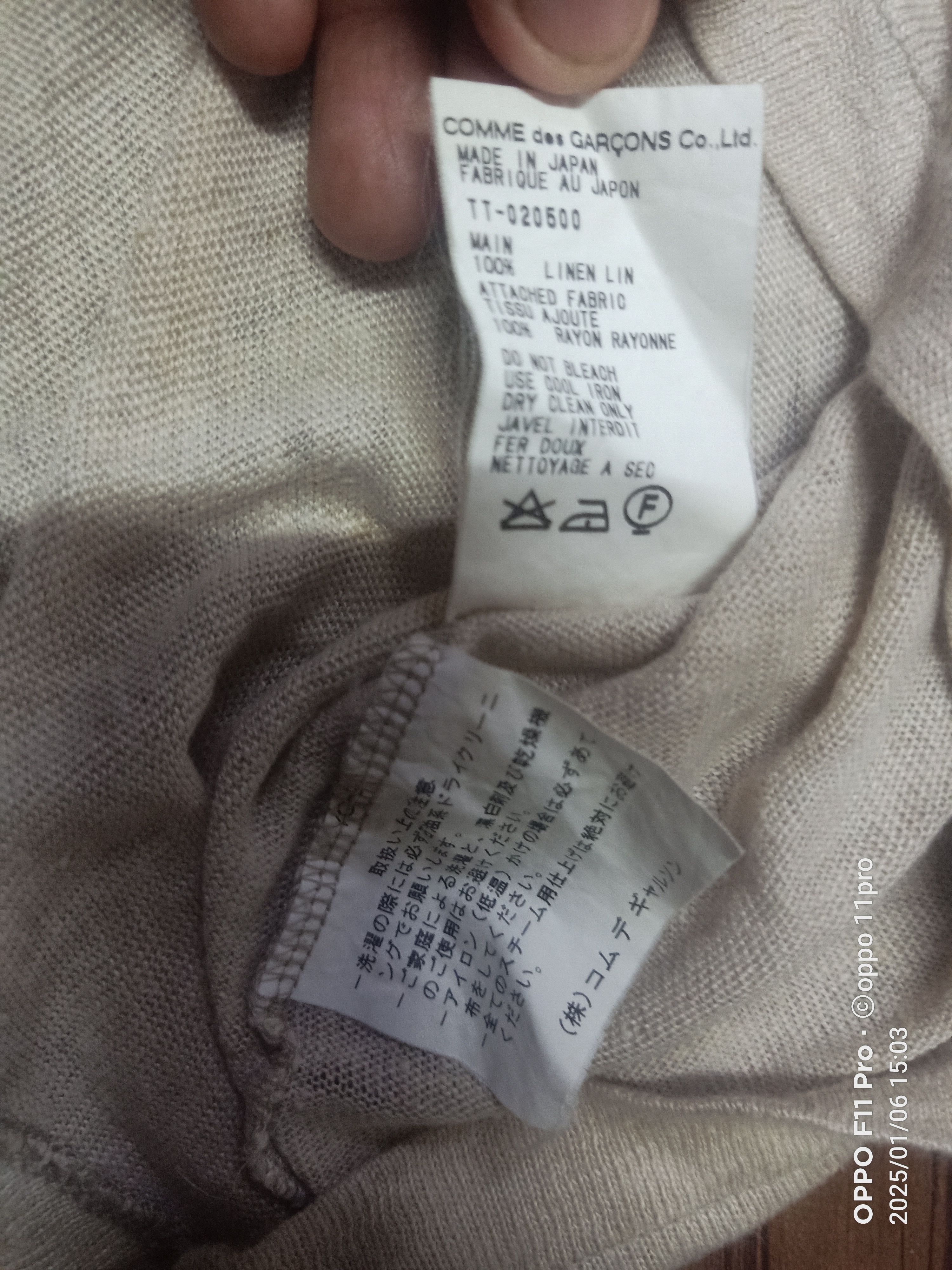 Comme des Garcons × Comme des Garcons Homme Plus × Japanese Brand Comme Des Garcons Tricot Shirt Size M / US 6-8 / IT 42-44 - 5 Thumbnail