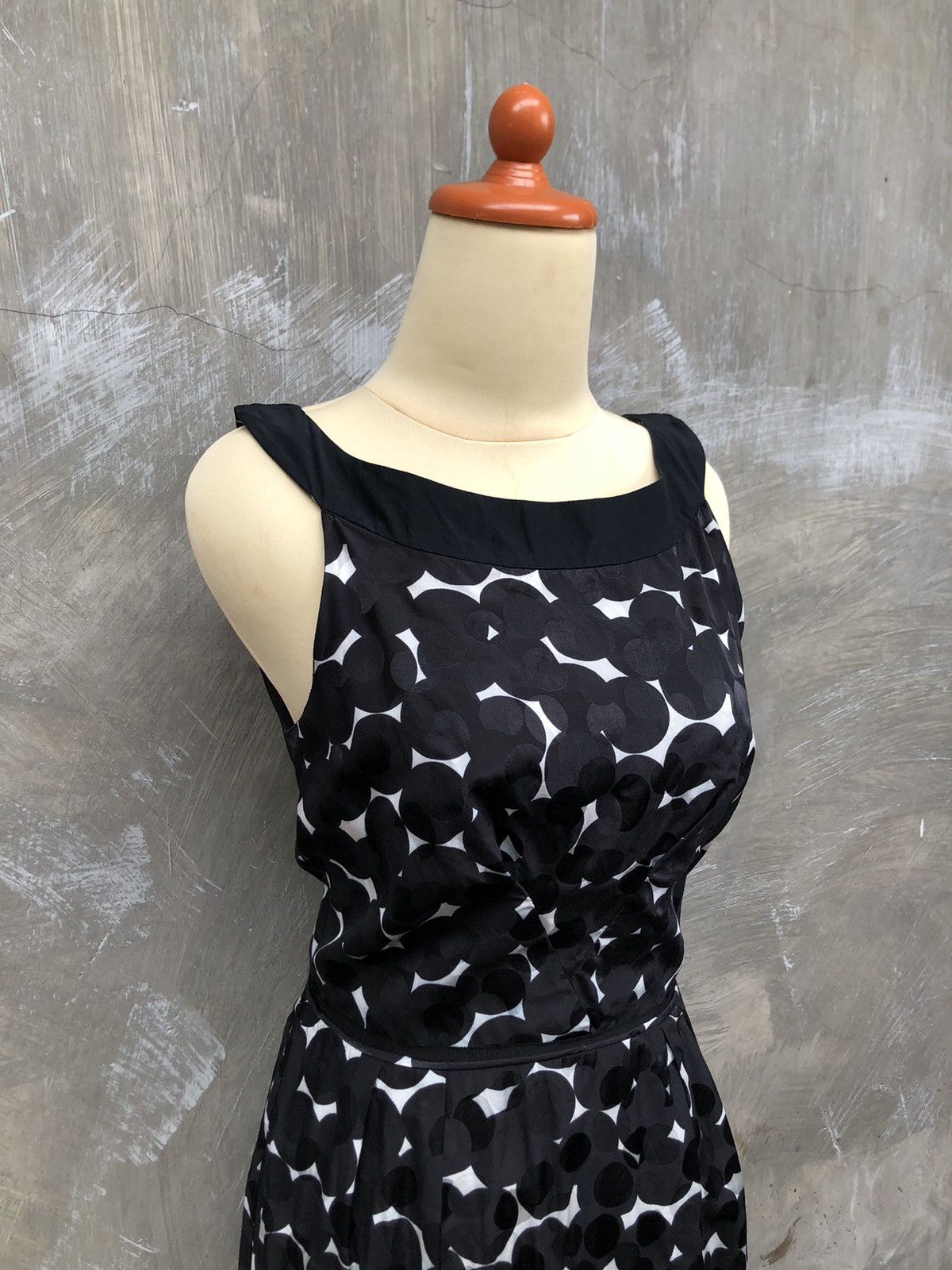 Designer × Vintage × Vivienne Tam Vivienne Tam Midi Dress Size S / US 4 / IT 40 - 2 Thumbnail