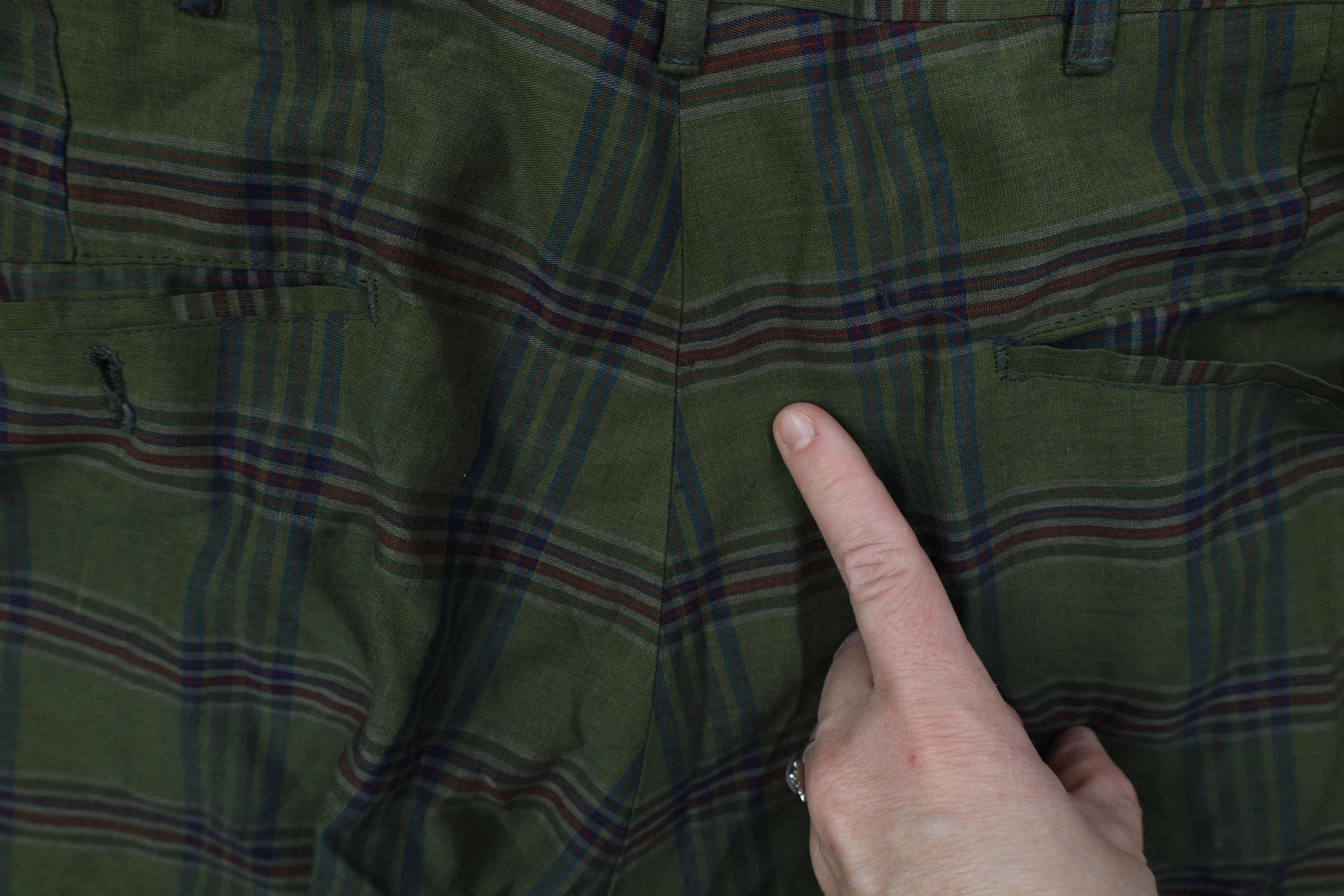 Vintage Vintage 50s Streetwear Plaid Above Knee Chino Shorts USA Size US 36 / EU 52 - 14 Thumbnail