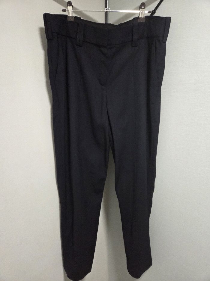 Balmain BALMAIN NAVY BLUE TAPERED LEG TROUSERS Size 28" / US 6 / IT 42 - 2 Thumbnail