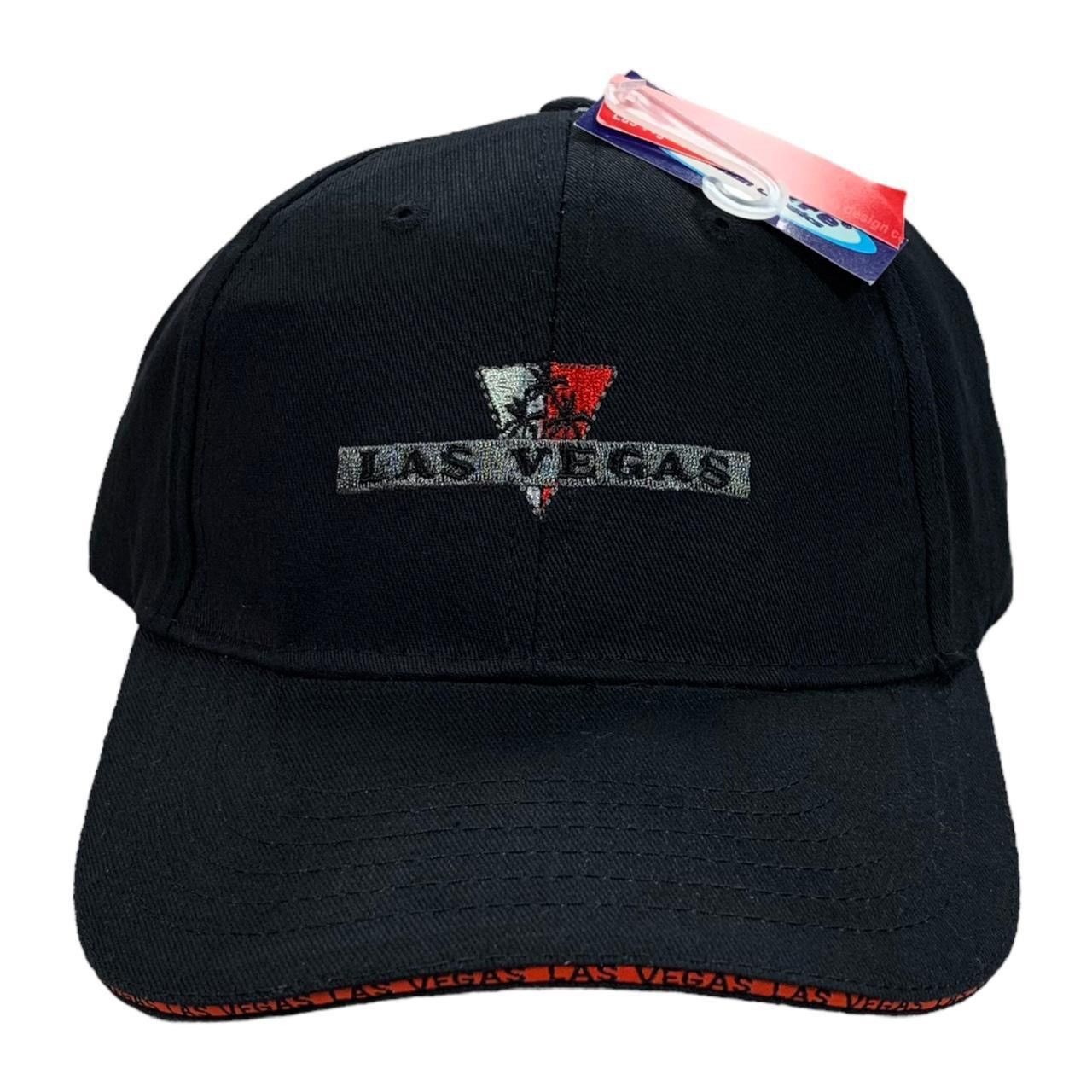 Vintage Vintage Las Vegas Nevada Black Palm Tree Logo Strapback Hat Size ONE SIZE - 1 Thumbnail