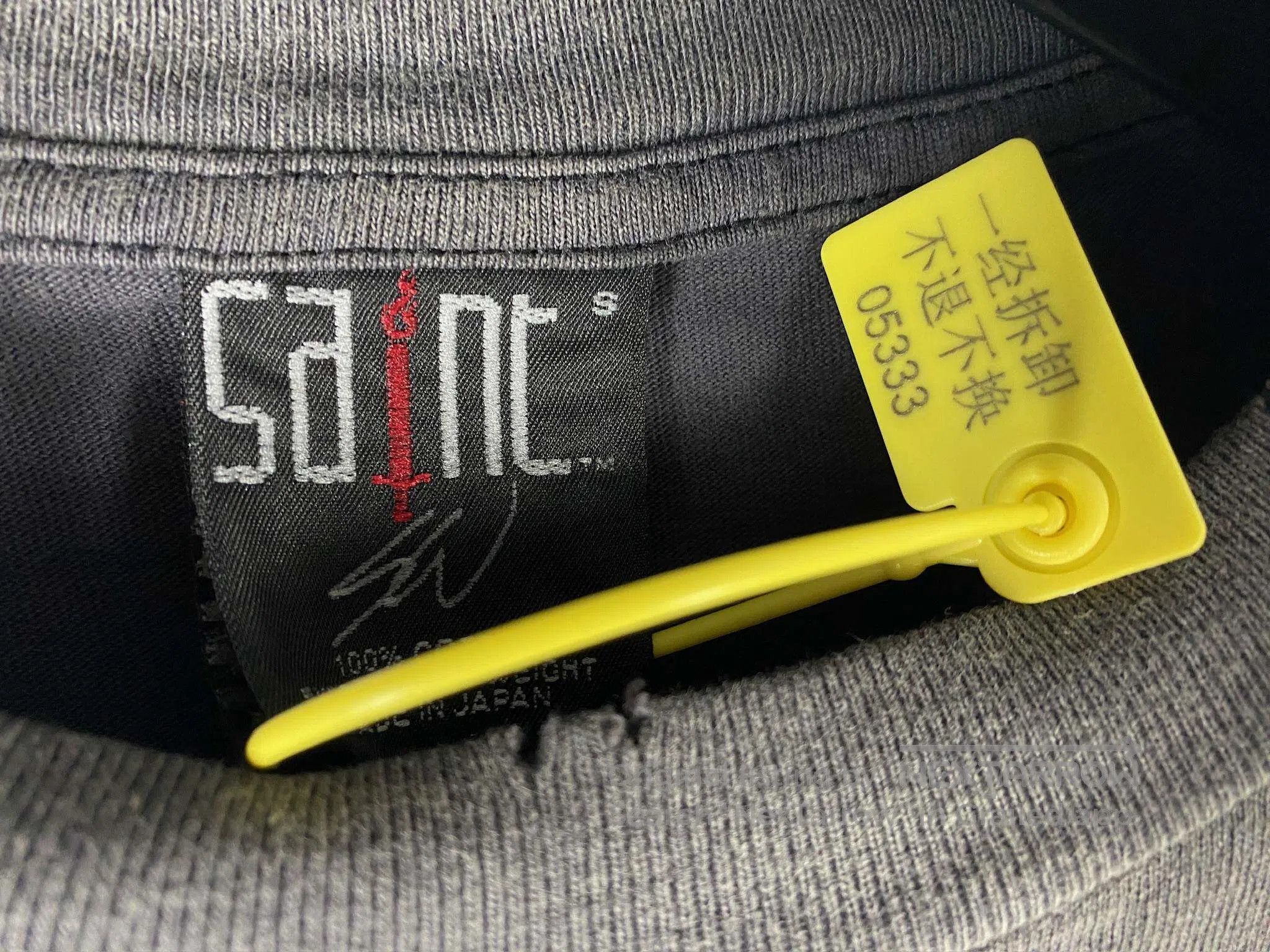 Saint Laurent Paris Saint Laurent Paris Target-centered print, distressed long Size US S / EU 44-46 / 1 - 6 Thumbnail