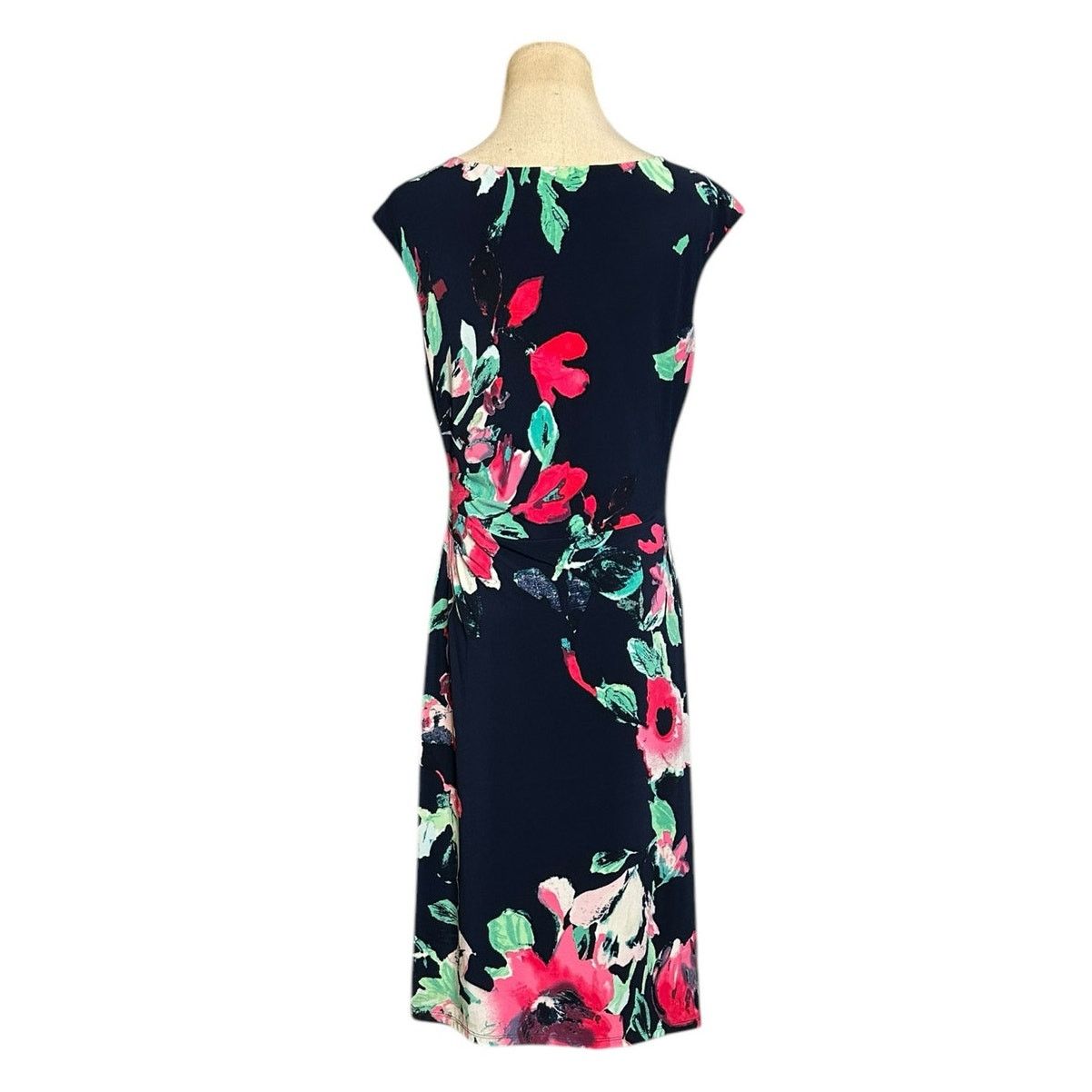 Ralph Lauren Ralph Lauren blue floral cap sleeves sheath dress size 6 Size M / US 6-8 / IT 42-44 - 2 Thumbnail