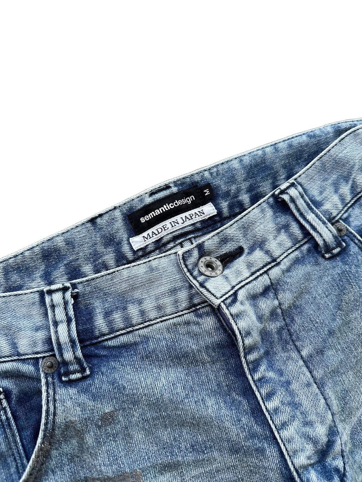 semanticdesign Semantic Design Acid Wash Denim Jeans Size US 32 / EU 48 - 4 Thumbnail