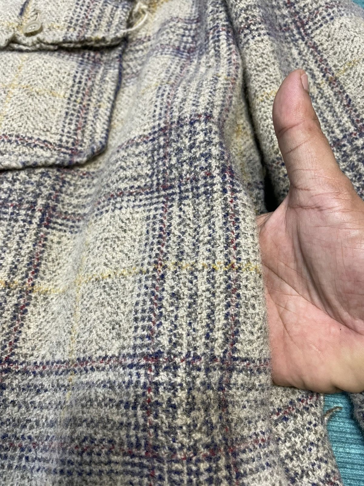 Japanese Brand Japanese Brand JNBY Oversized Spliced ​​Plaid Wool Jacket Size US XL / EU 56 / 4 - 7 Thumbnail