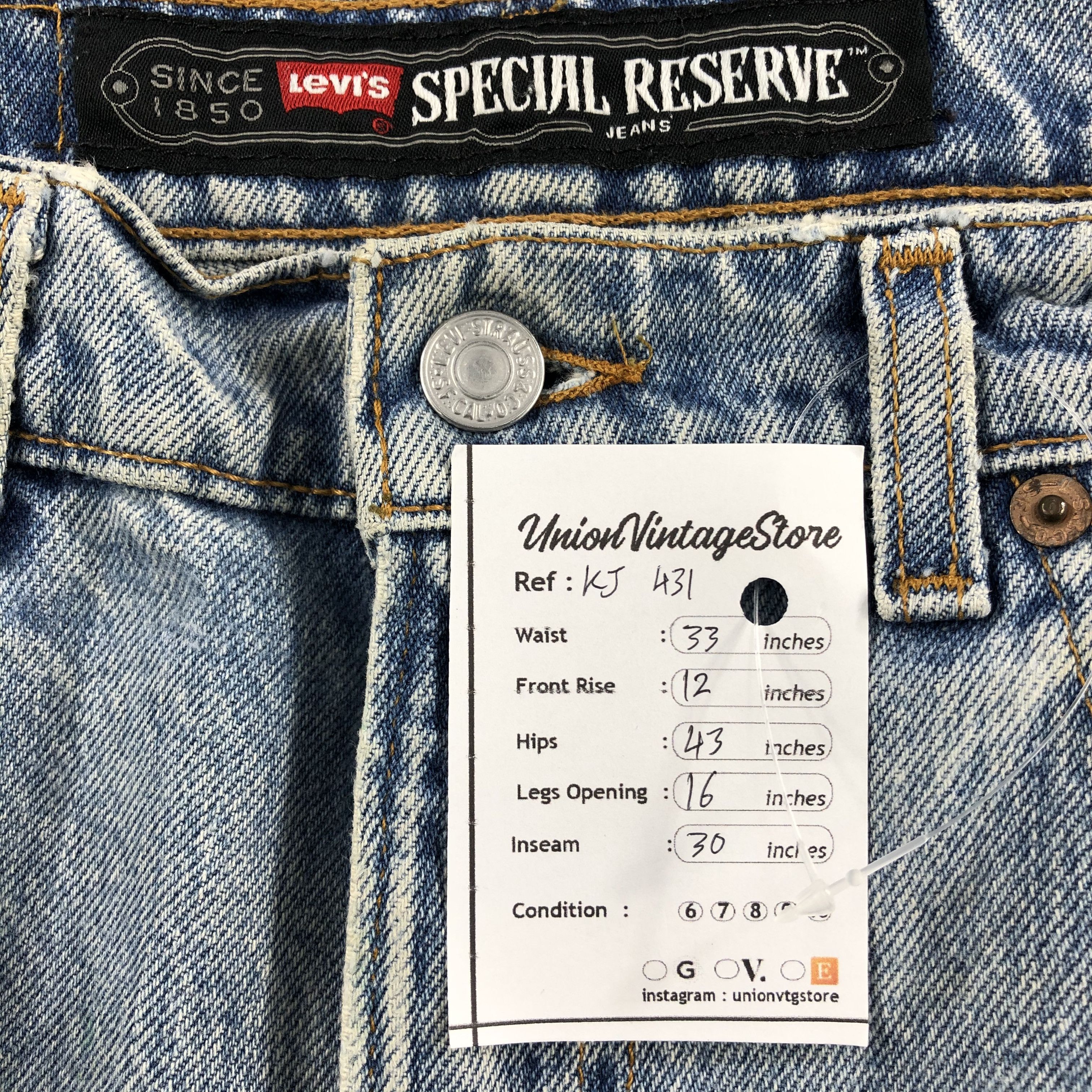Levi's Vintage 90s Levis 515 Jeans Medium Wash Denim KJ431 Size US 33 - 12 Thumbnail
