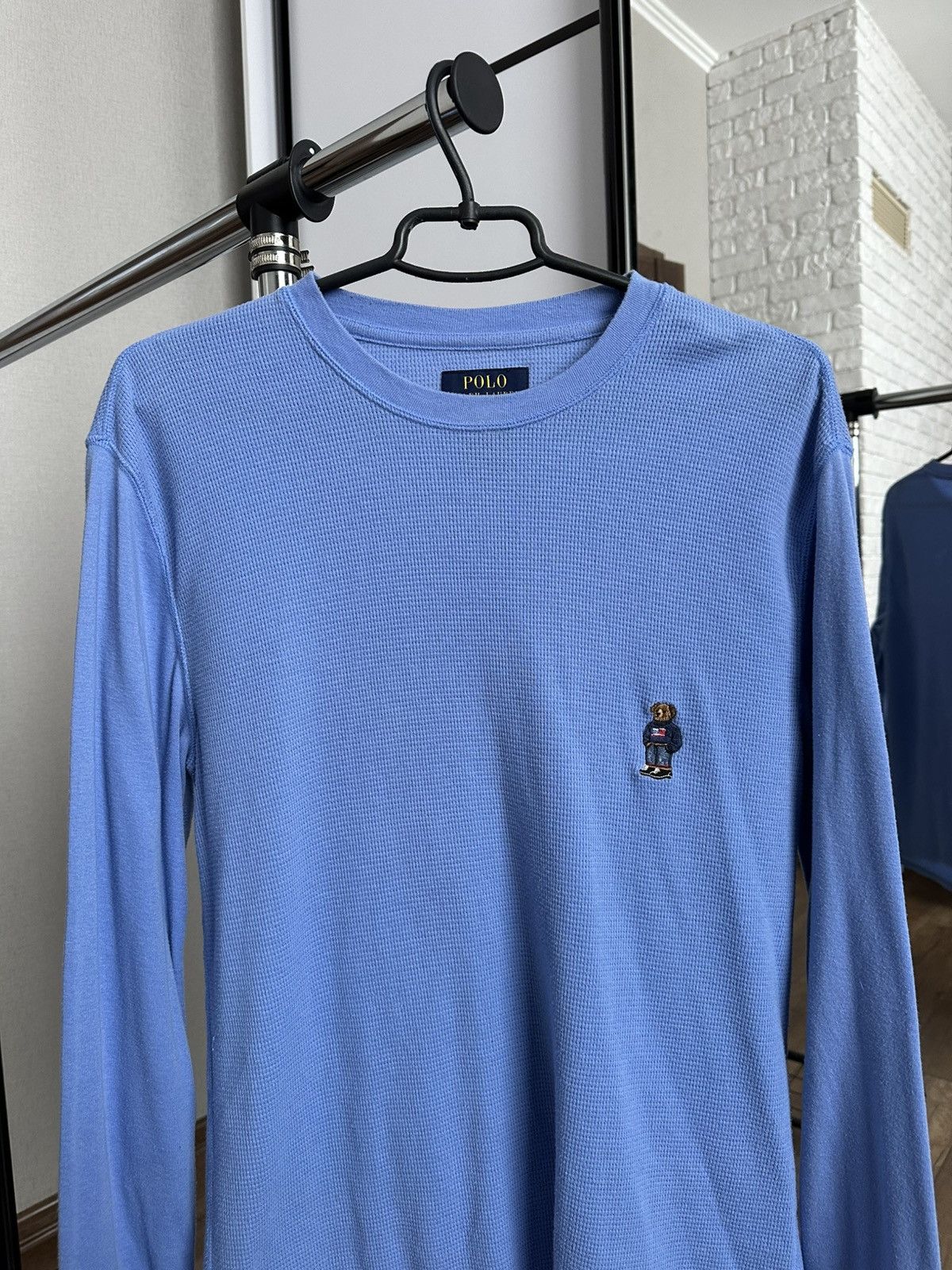 Polo Ralph Lauren Polo Bear Ralph Lauren RL Waffle Sweatshirt Crewneck Size US M / EU 48-50 / 2 - 5 Thumbnail