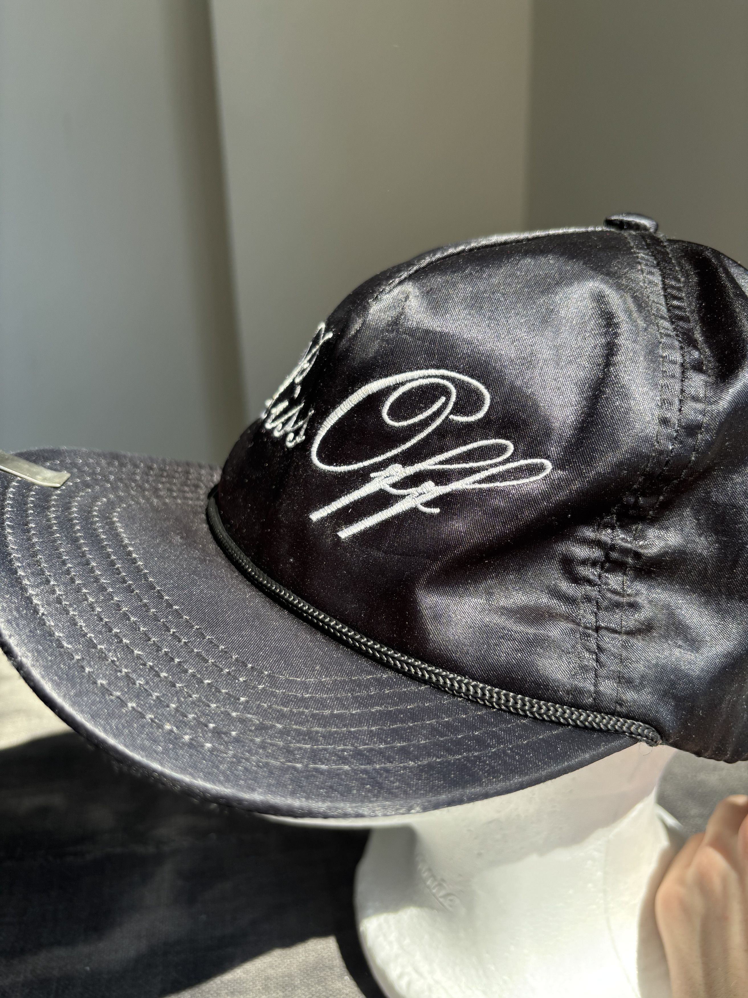 Midnight Studios Midnight Studios by Shane Gonzalez Piss Off Satin Cap Size ONE SIZE - 7 Thumbnail