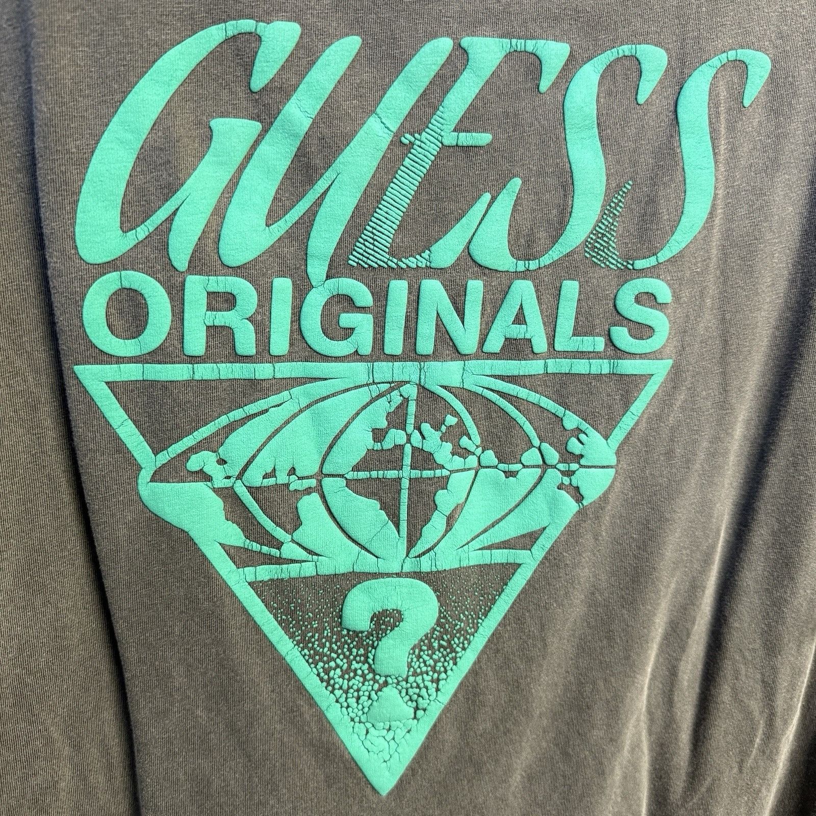 Guess Guess Originals T Shirt Mens L 24x28 Faded Black Gray Short Size US L / EU 52-54 / 3 - 7 Thumbnail