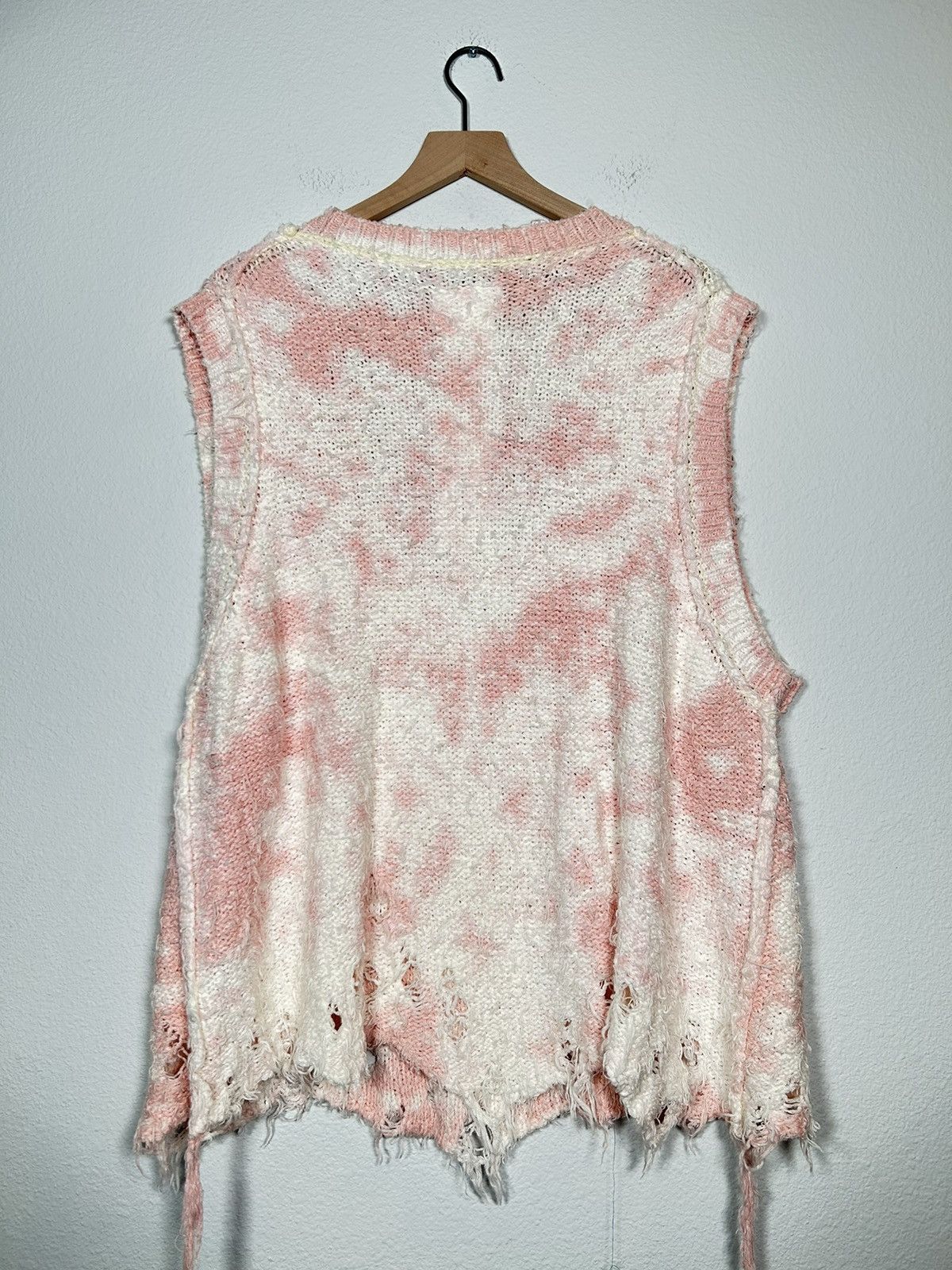 Doublet 69/95! Oversized Distressed Bleach Knit Vest Size US S / EU 44-46 / 1 - 2 Thumbnail